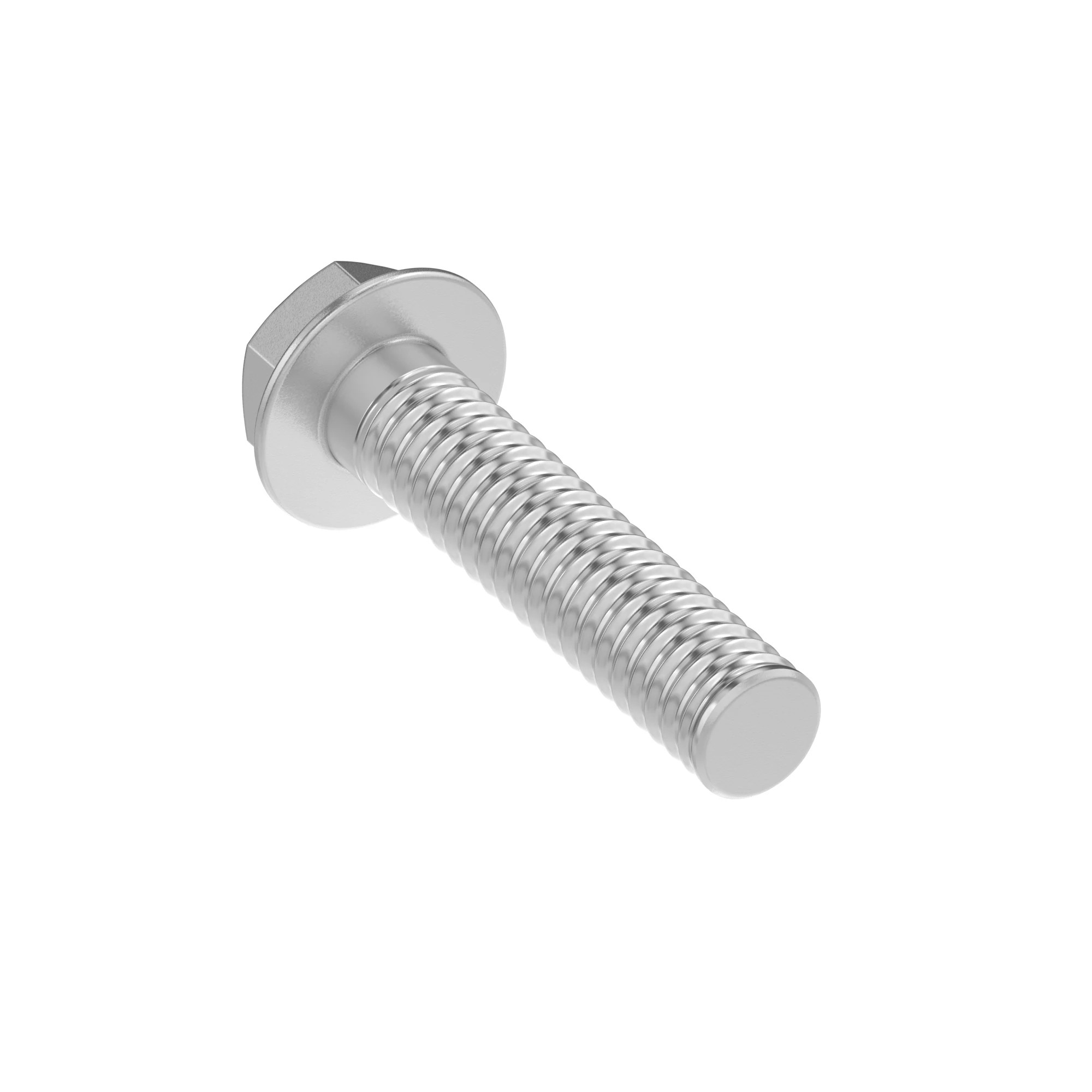 19M9847 Hexagonal Head Flanged Screw, M10 X 45