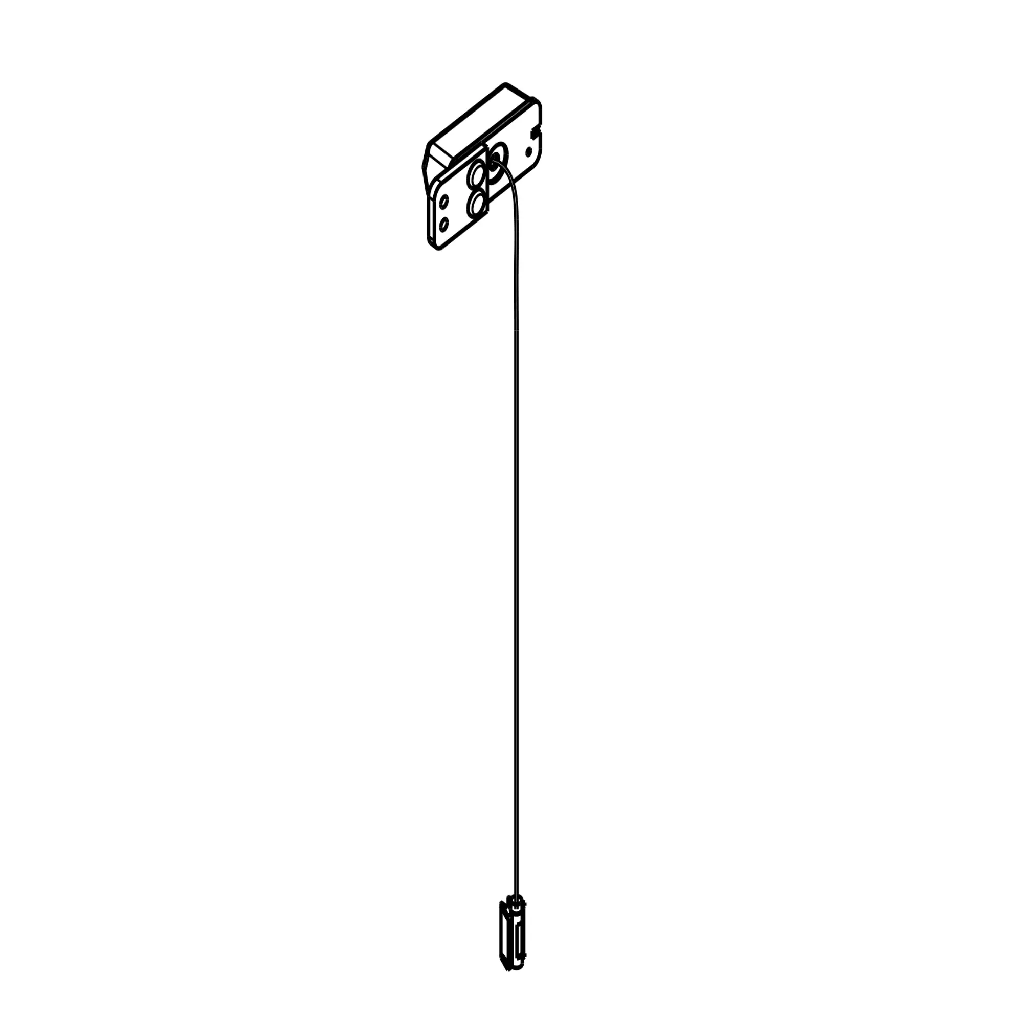 John Deere Rectangular Single Face Warning Lamp - WZ2601599