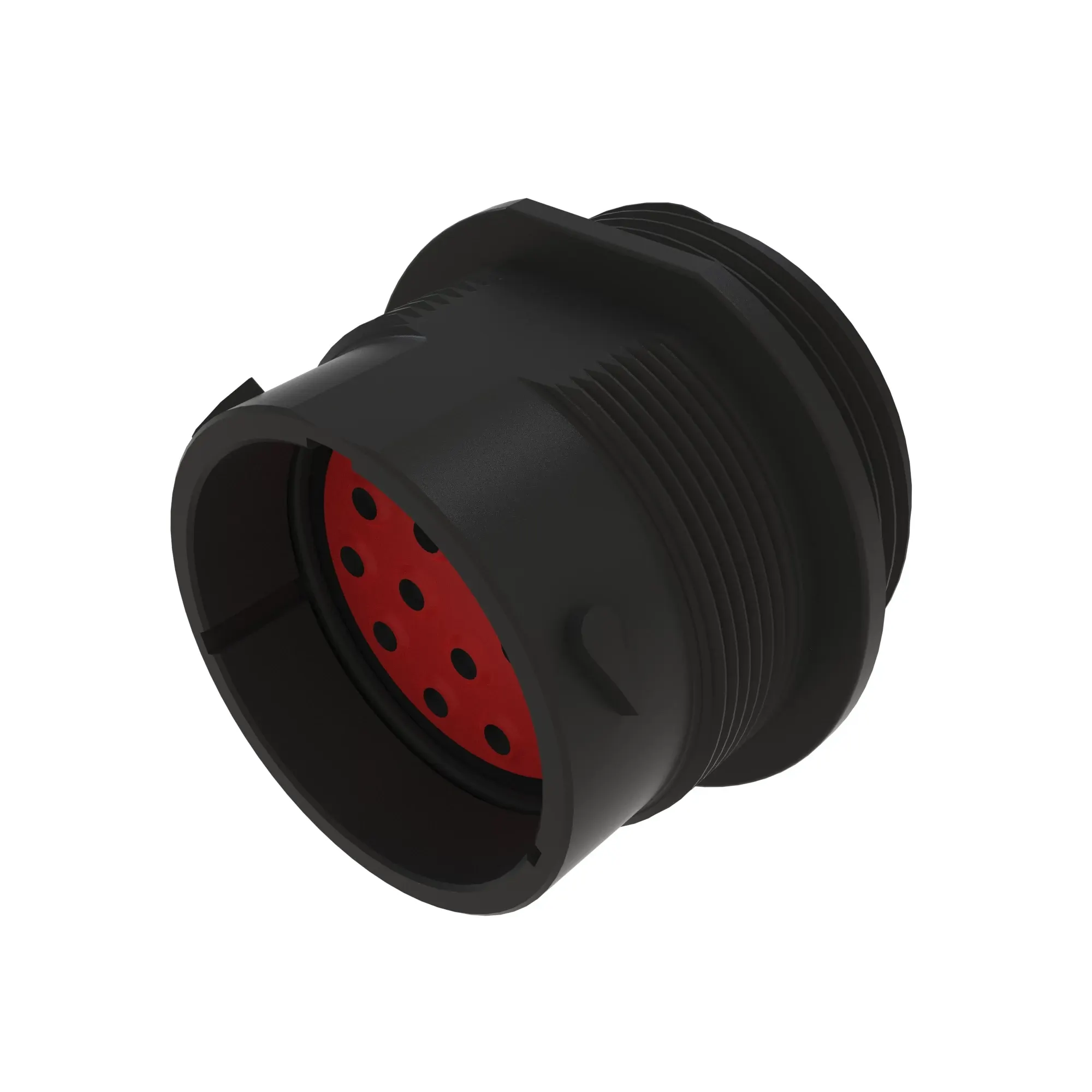 CONN DEUTSCH HDP20 16W FS BLK PLSTC