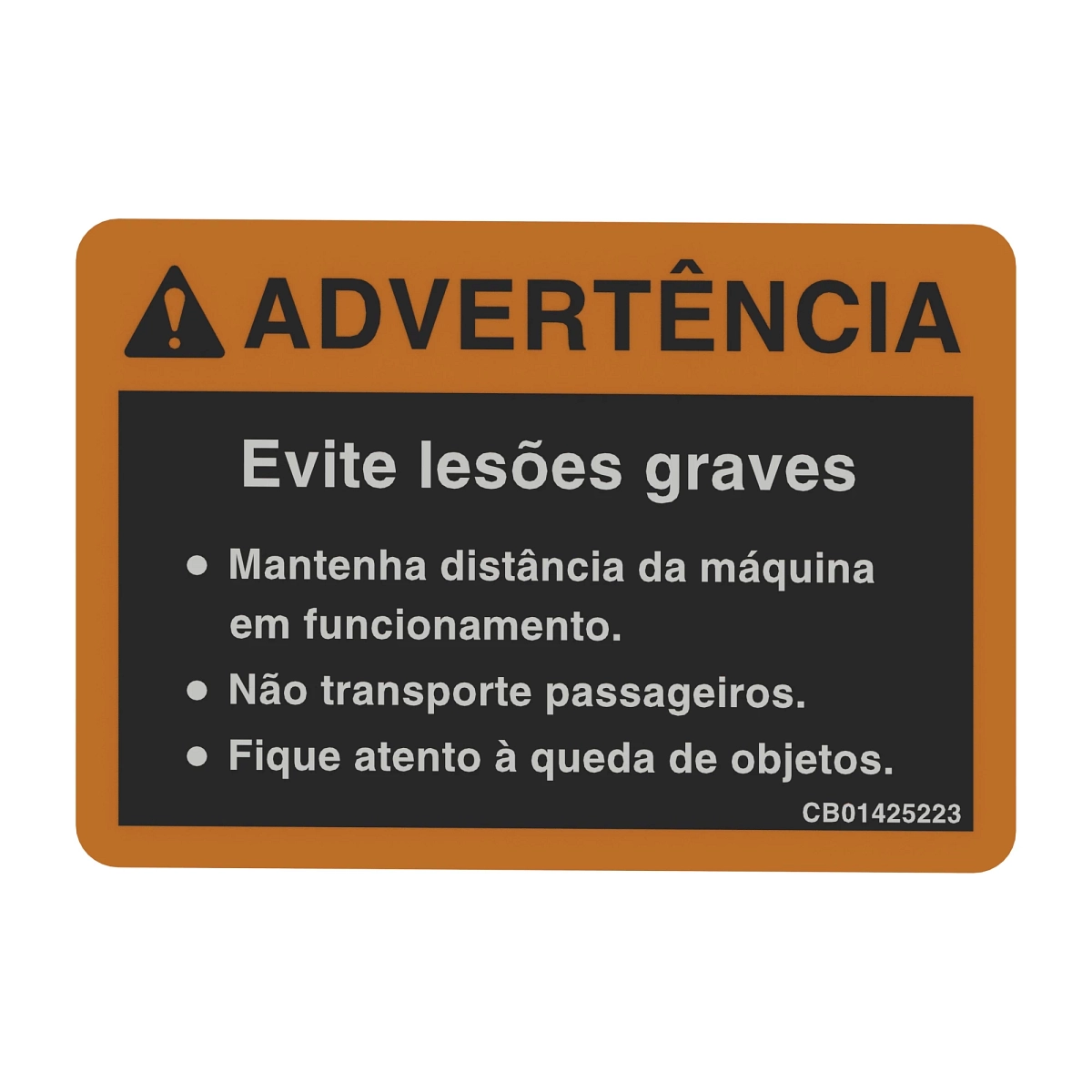 Decal-Warning Injury (Port)