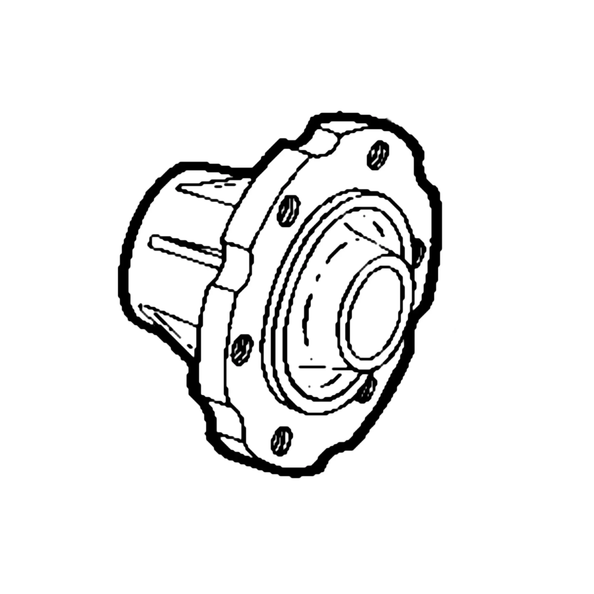 John Deere Front Wheel Hub - R47076