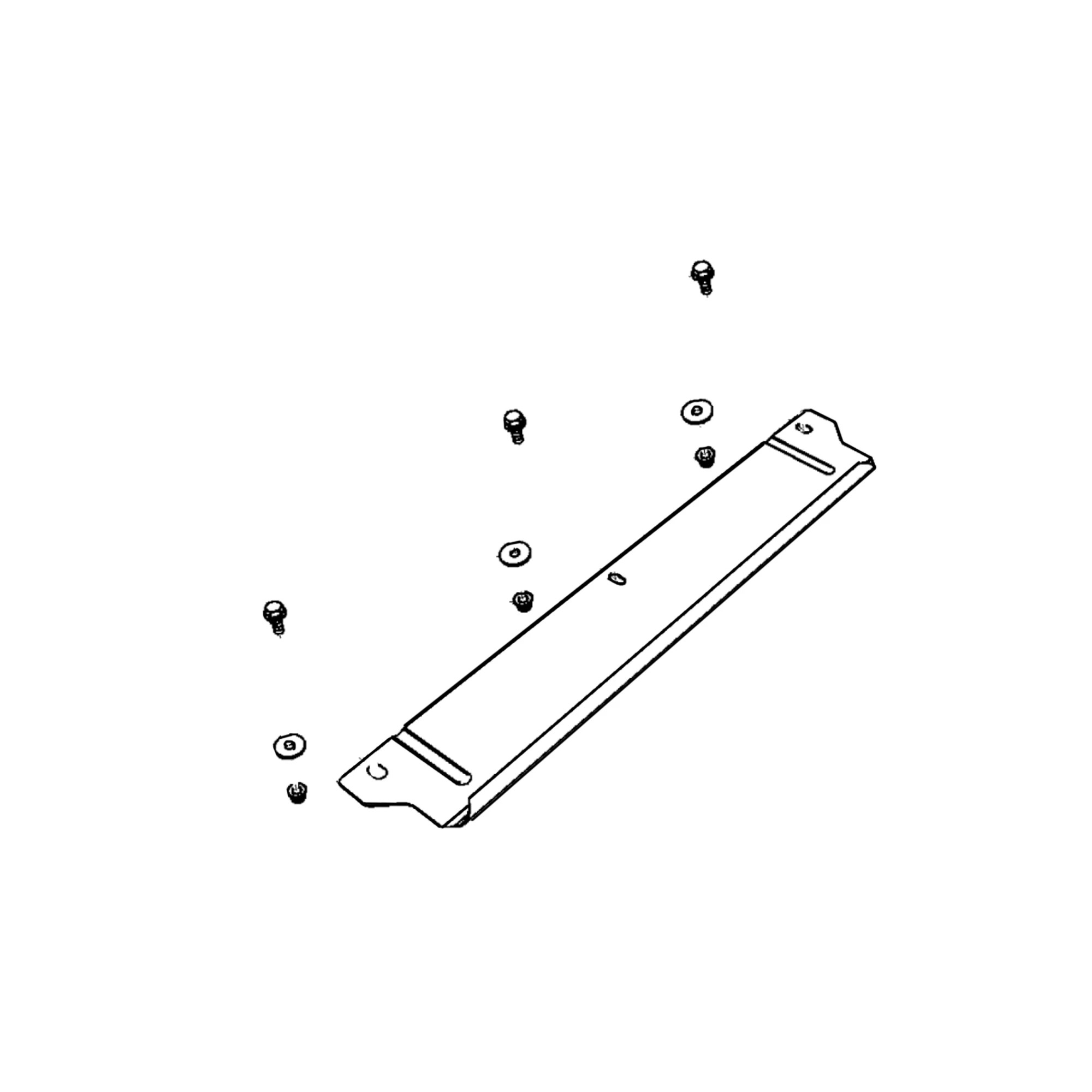John Deere Extension Cutting Unit Plate Deflector Kit - BM23080