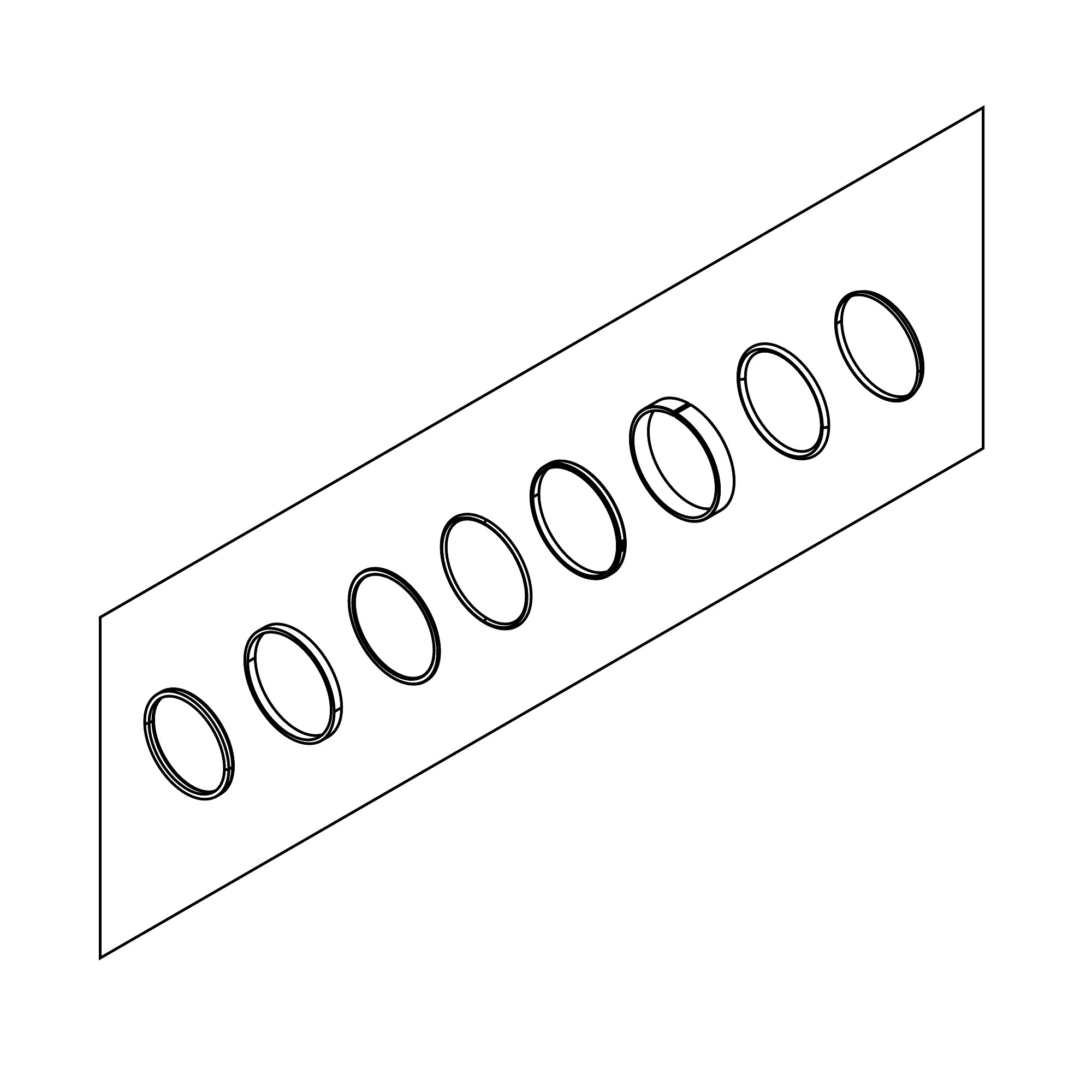 John Deere Hydraulic Cylinder Bore Seal Kit - AHC22108