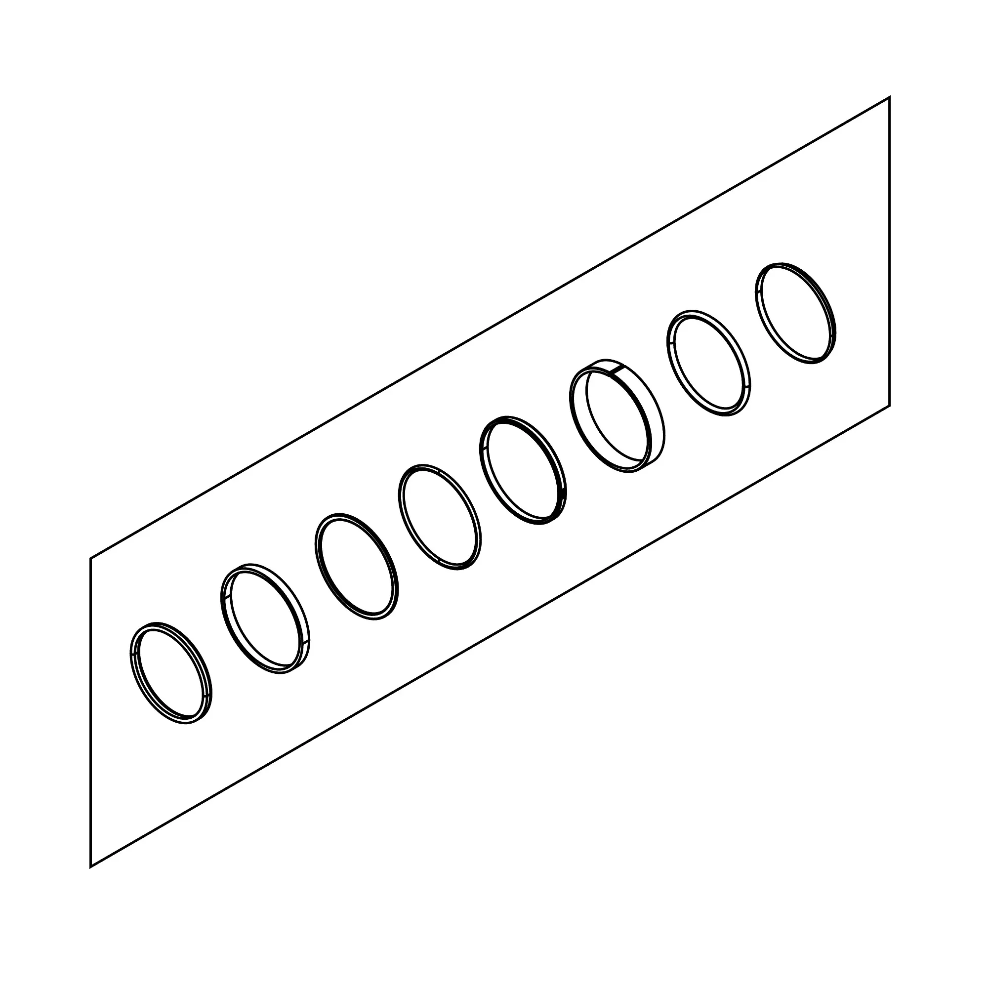 John Deere Hydraulic Cylinder Bore Seal Kit - AHC22108