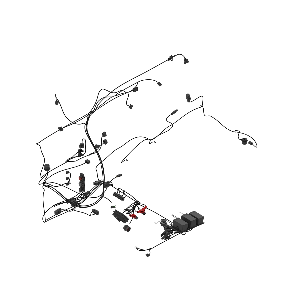 Harness, Cab Interior 4WD