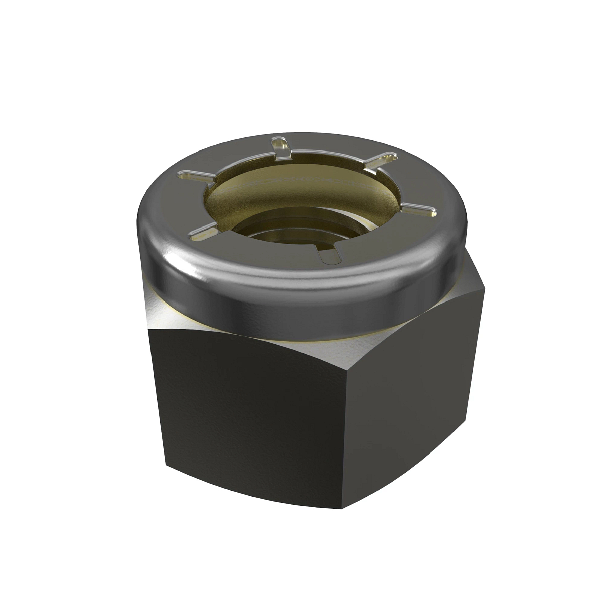 John Deere Hexagonal Lock Nut, 12.7 mm (1/2") - U16721