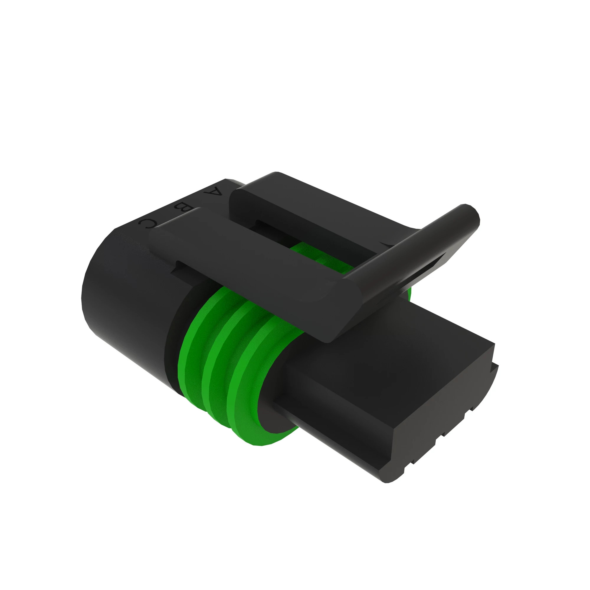 CONN DELPHI MP150 3W FS BLK NYLON