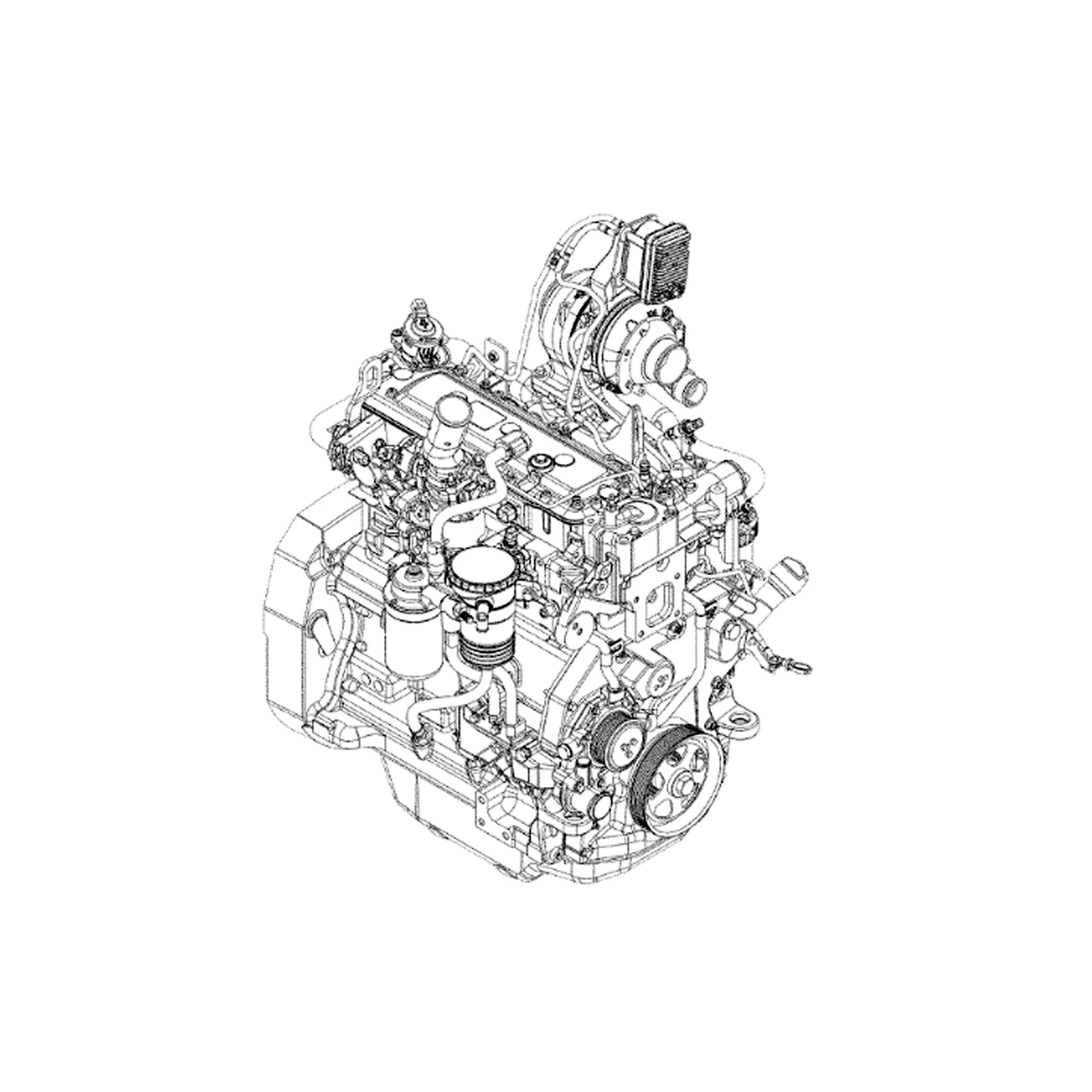 John Deere Reman REMAN Diesel Engine, 4.5 Liter - RM100184