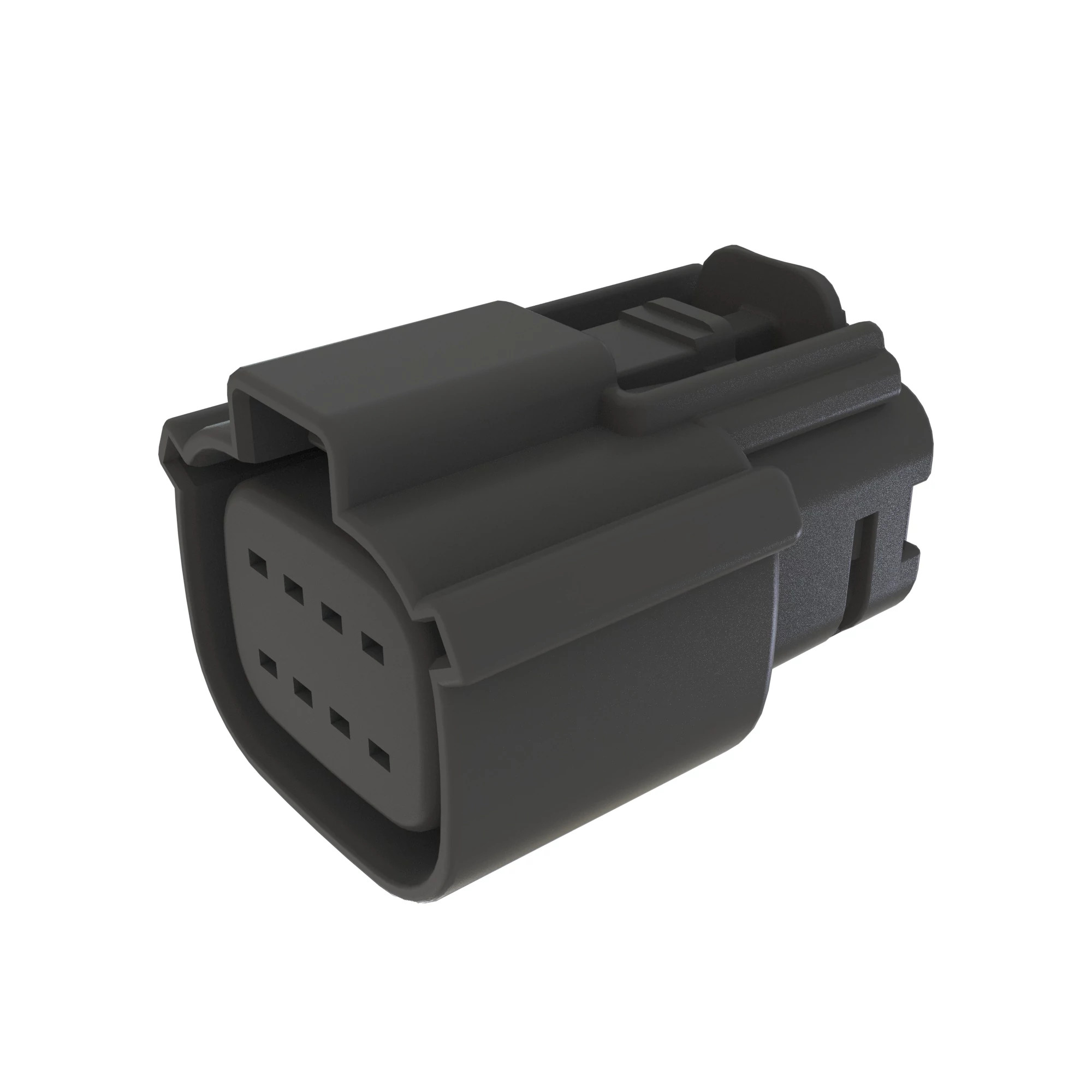 CONN MOLEX MX150 8W FS BLK PLSTC