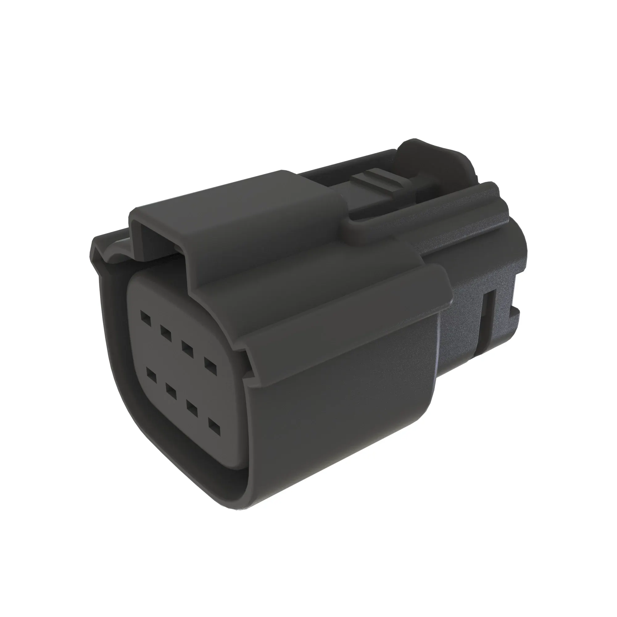 Conn Molex MX150 8W Fs Blk Plstc