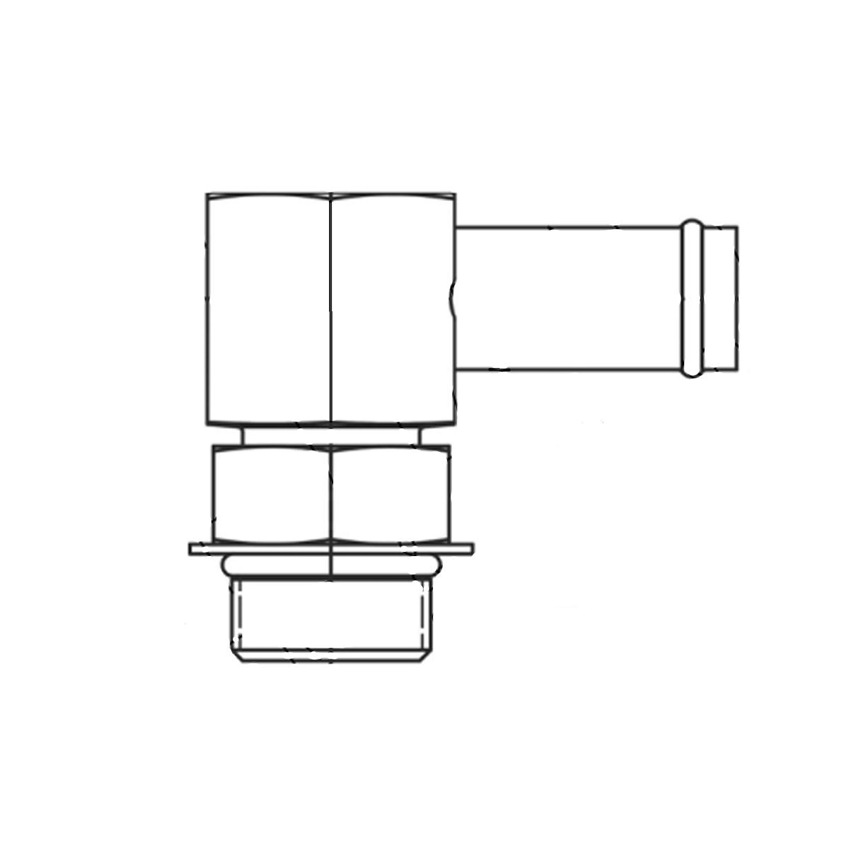 Fitting, Hose Barb -12 (90DEG)