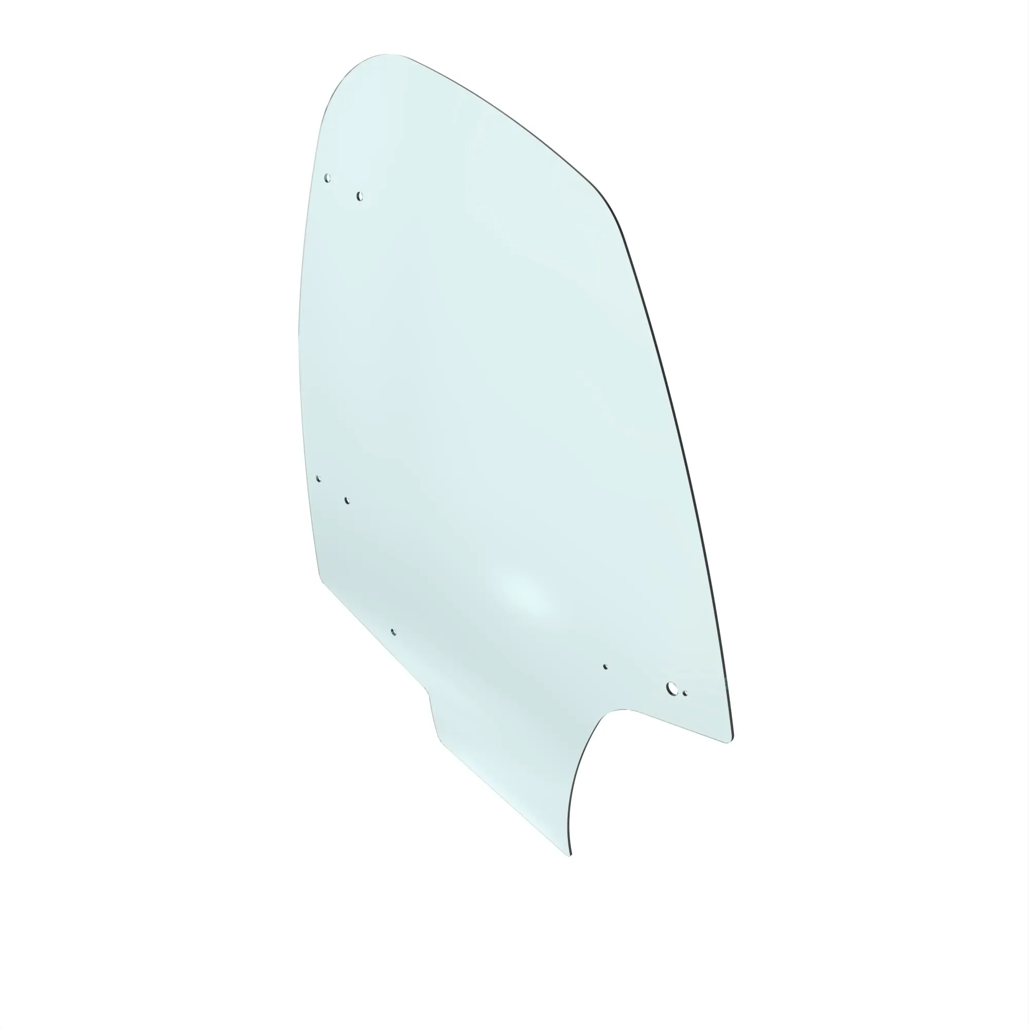 AM147232: Right Side Curved Glass Windowpane