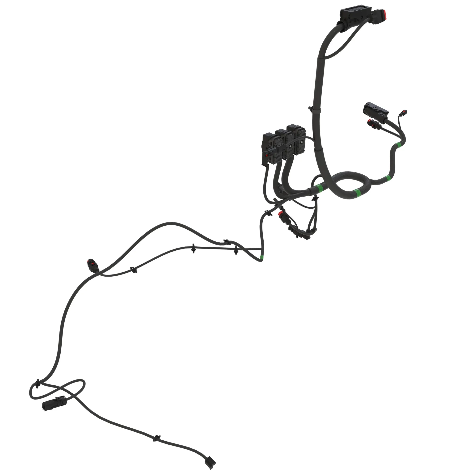 John Deere Nose Casting Single Turbo Wiring Harness - AKK44773