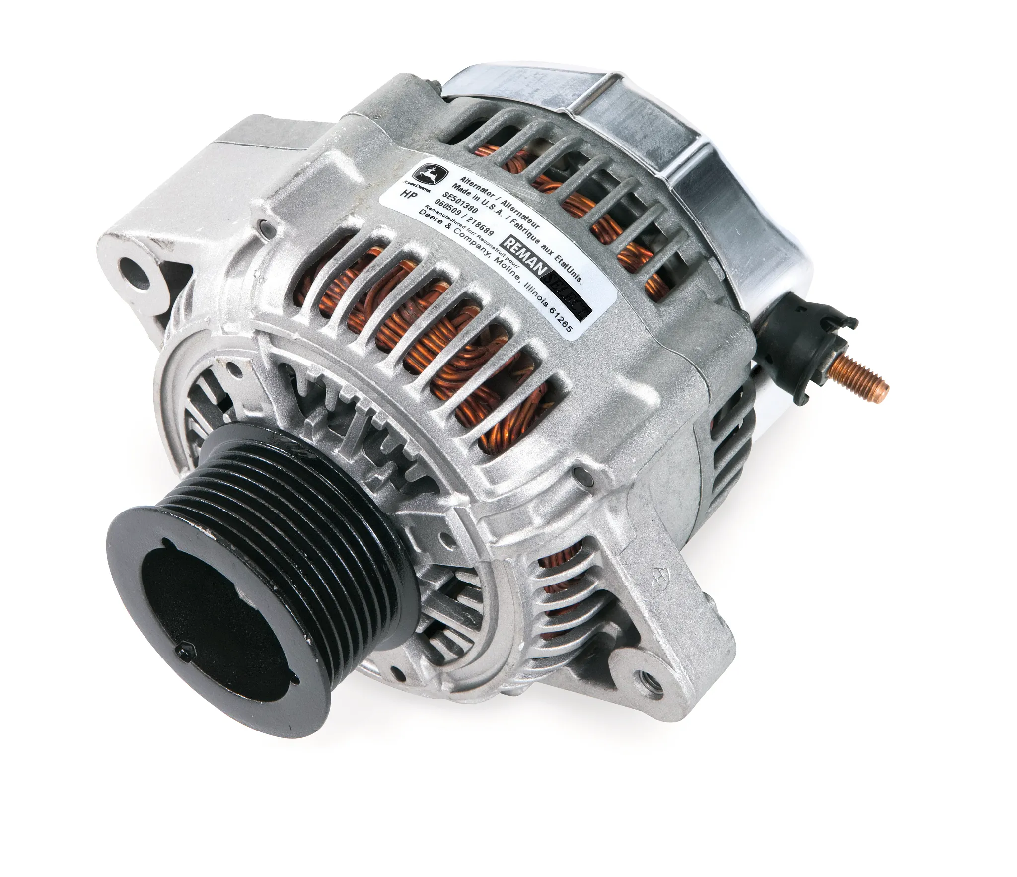 John Deere Alternator, 13.5 Volt, 75 Amp - LVA18613