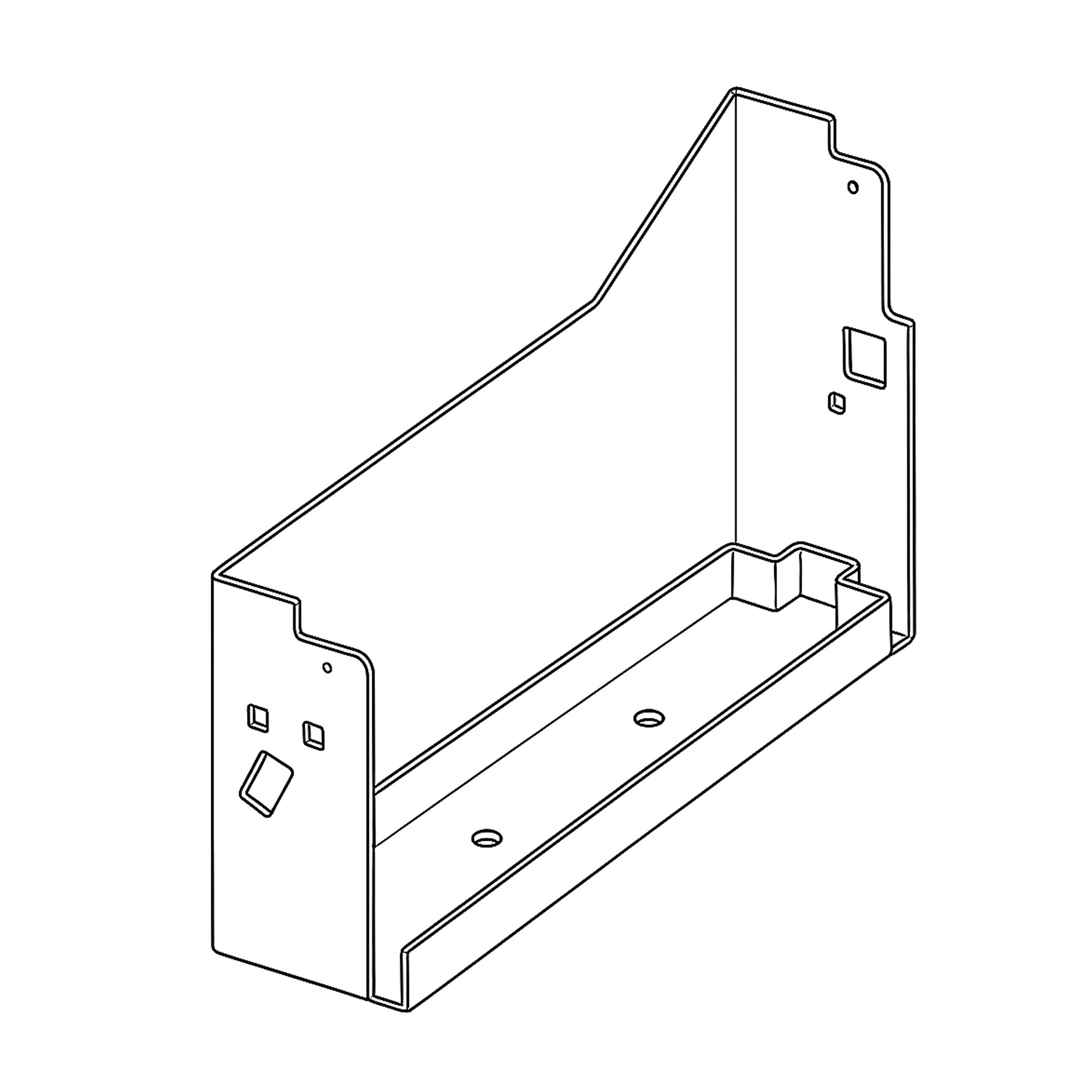John Deere Left Side Battery Box with Latch - AR40674