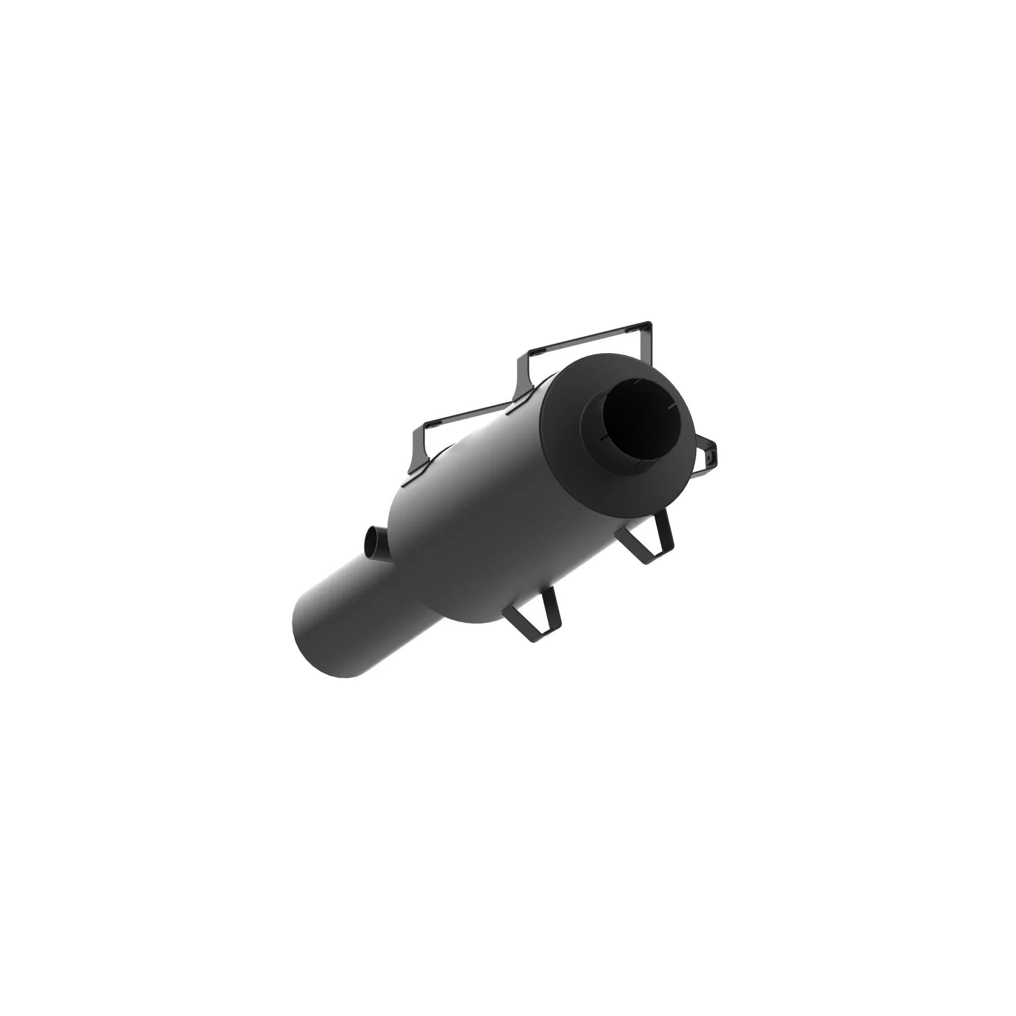 MUFFLER ASSY, SLOPED MOUNT