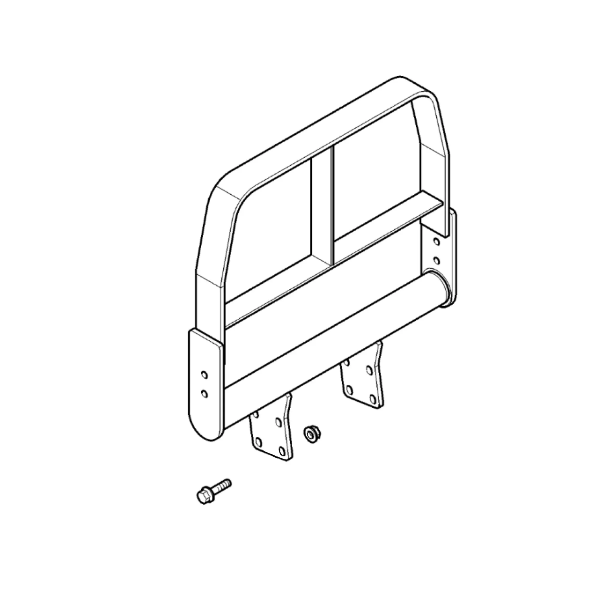 John Deere Hood Guard Attachment
 - LVB25998