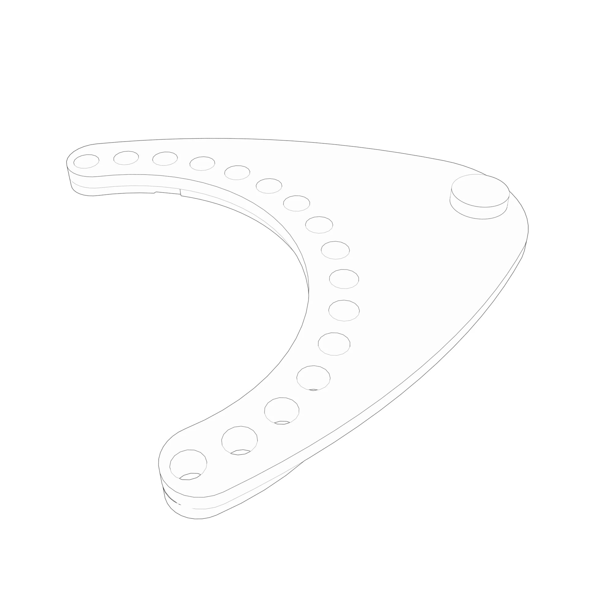LOCK PLT, MALE OSCIL, B40D