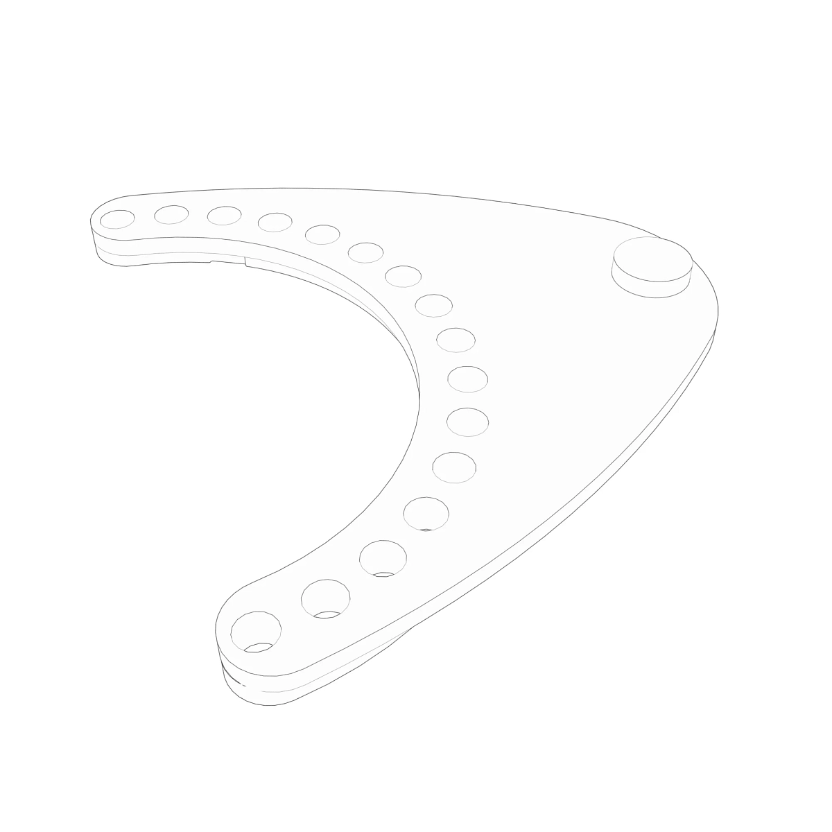 Lock Plt, Male Oscil, B40D