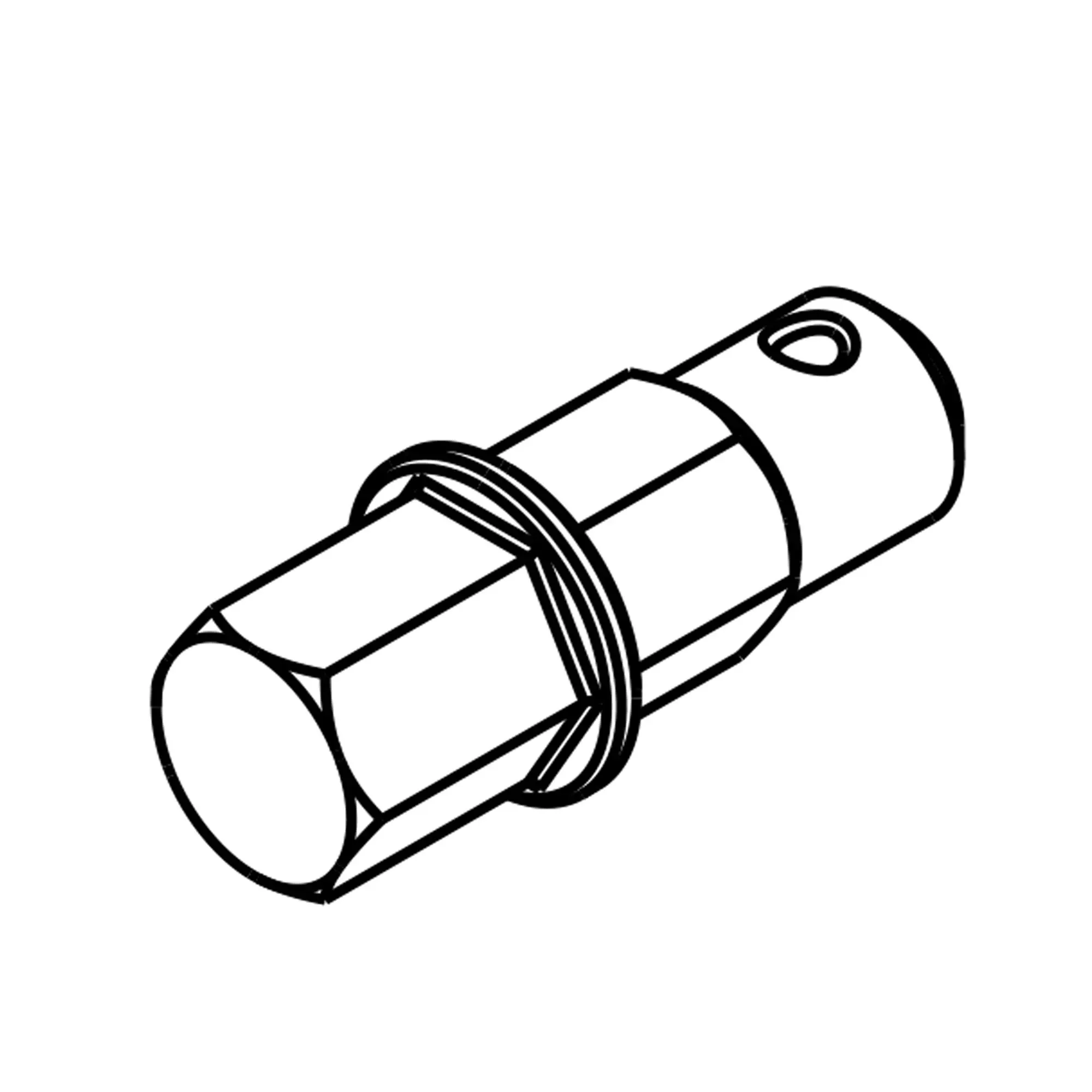 John Deere Alloy Steel Drilled Pin - HXE147613
