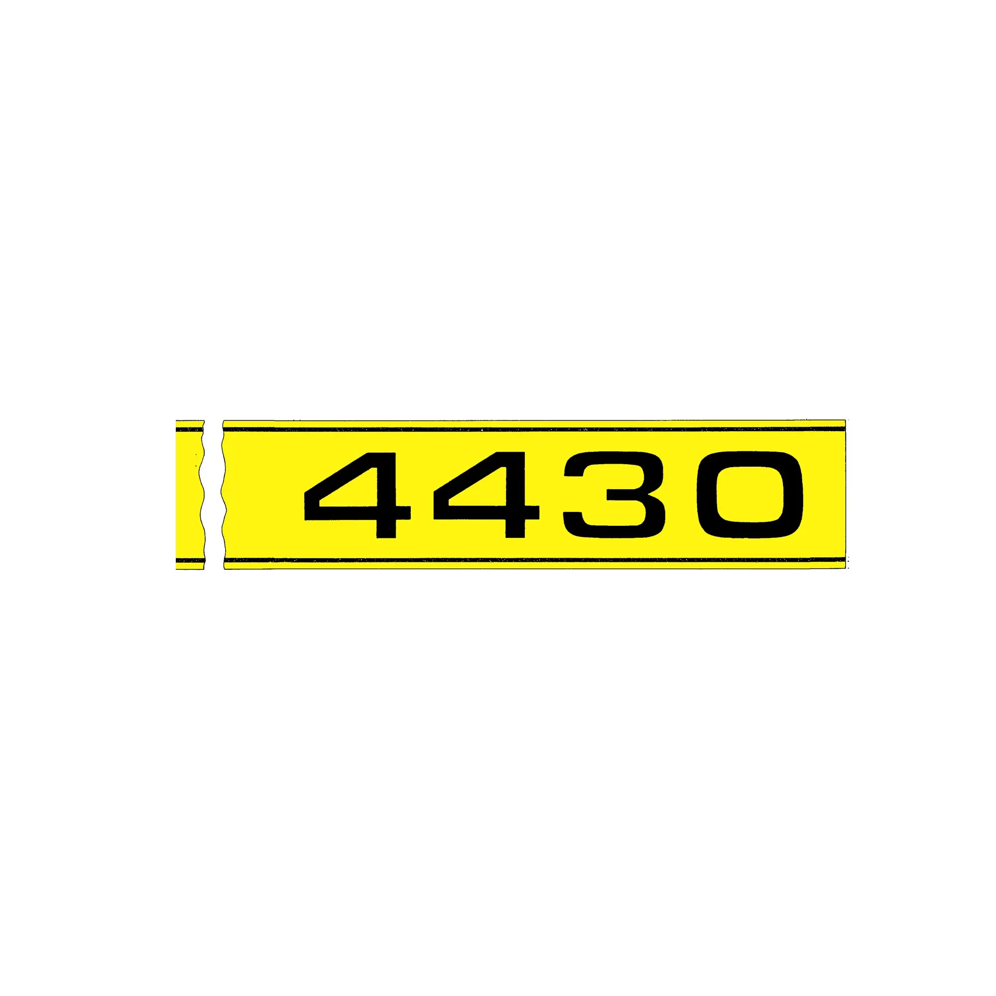 John Deere 4430 Model Label, Right Side - R63422