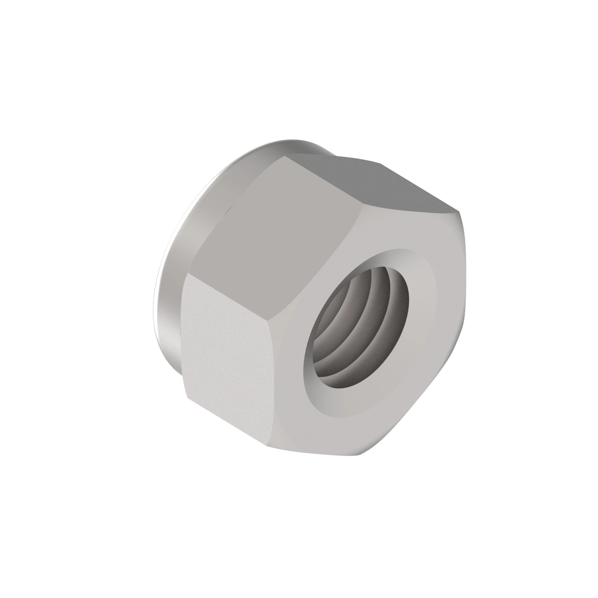 LOCKNUT, HEX NYLON-ZINC 5/16-18