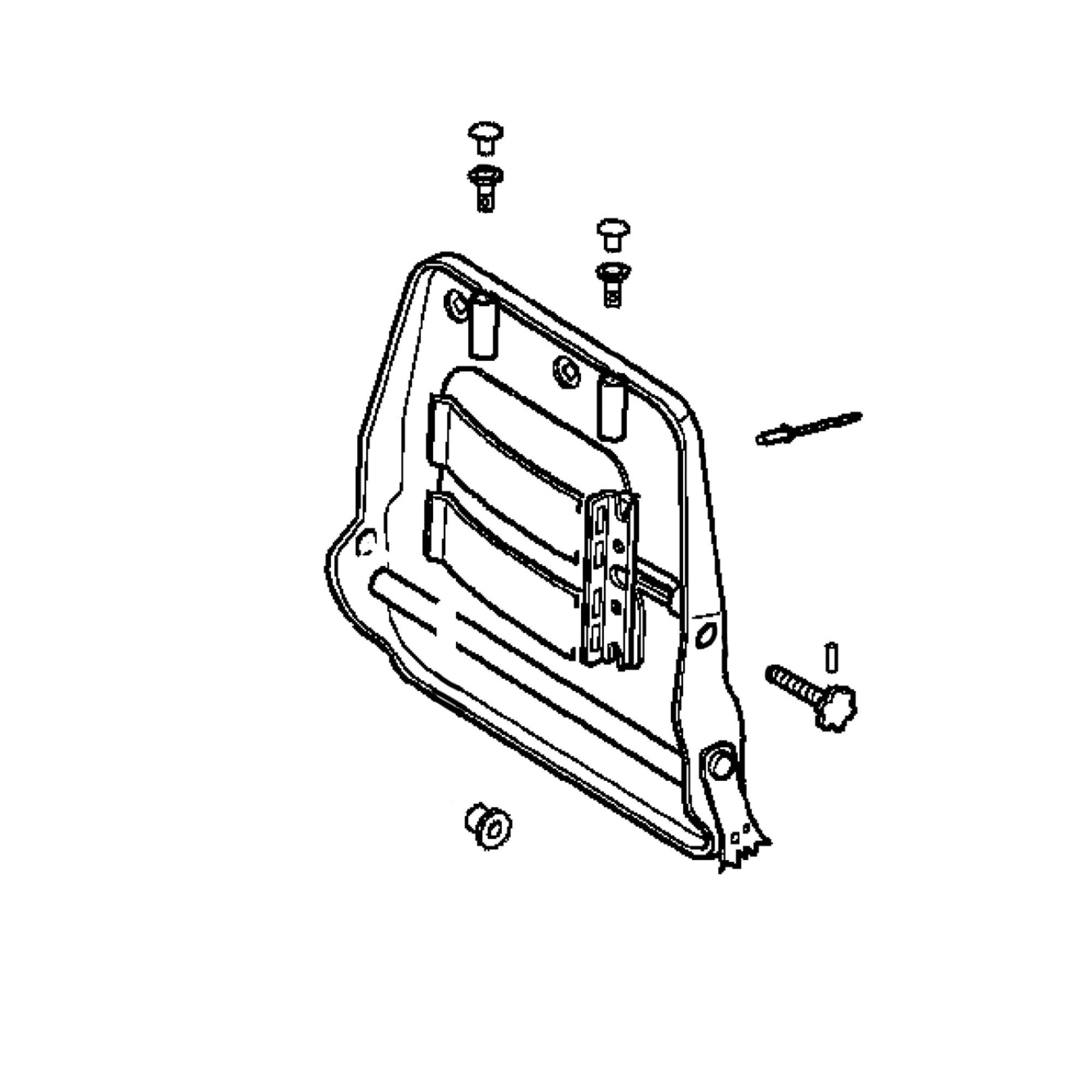 John Deere Seat Comfort Plate - AL117311