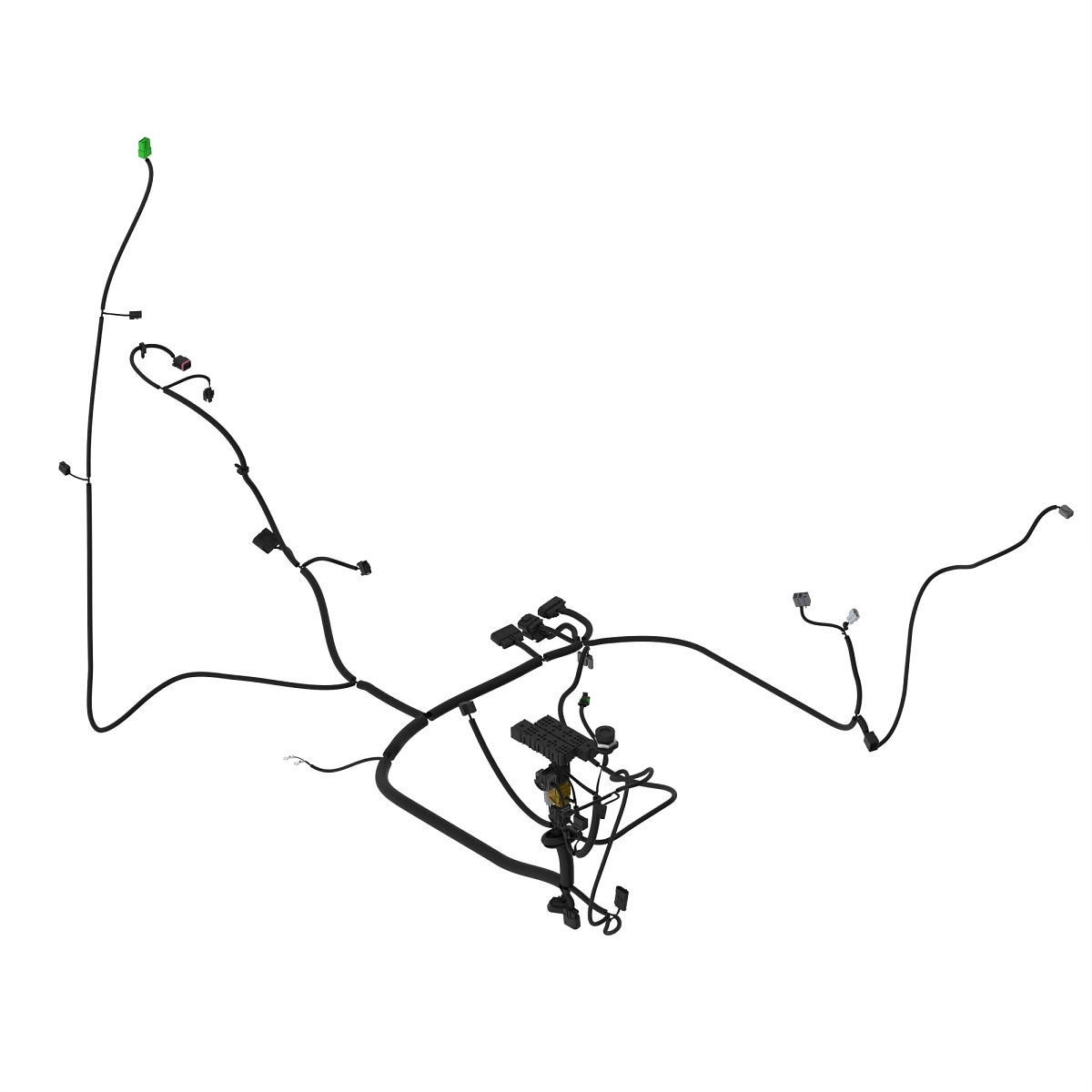 Cab Wiring Harness, Pte, Rear, Wet