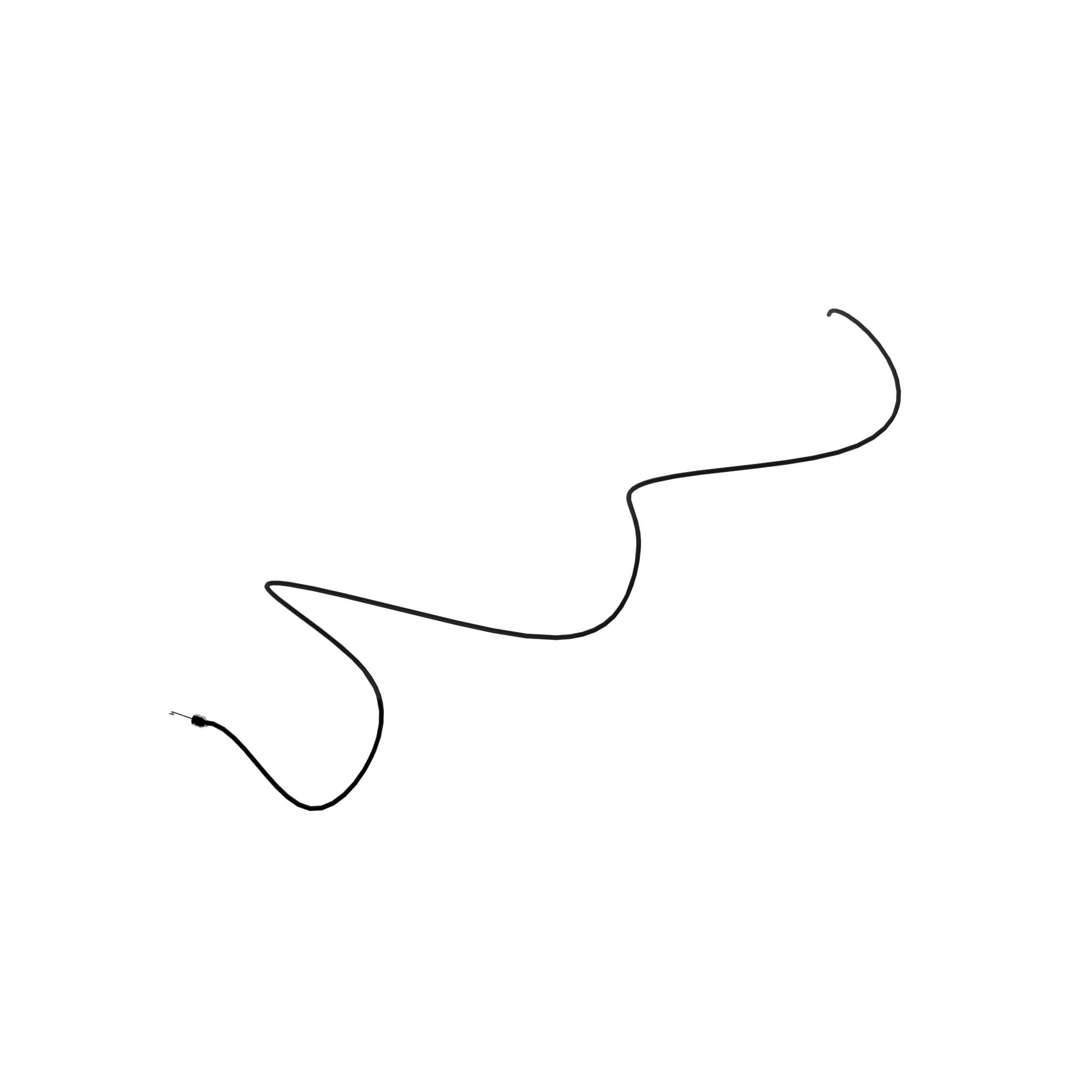 John Deere Temperature Control Cable - RE58614