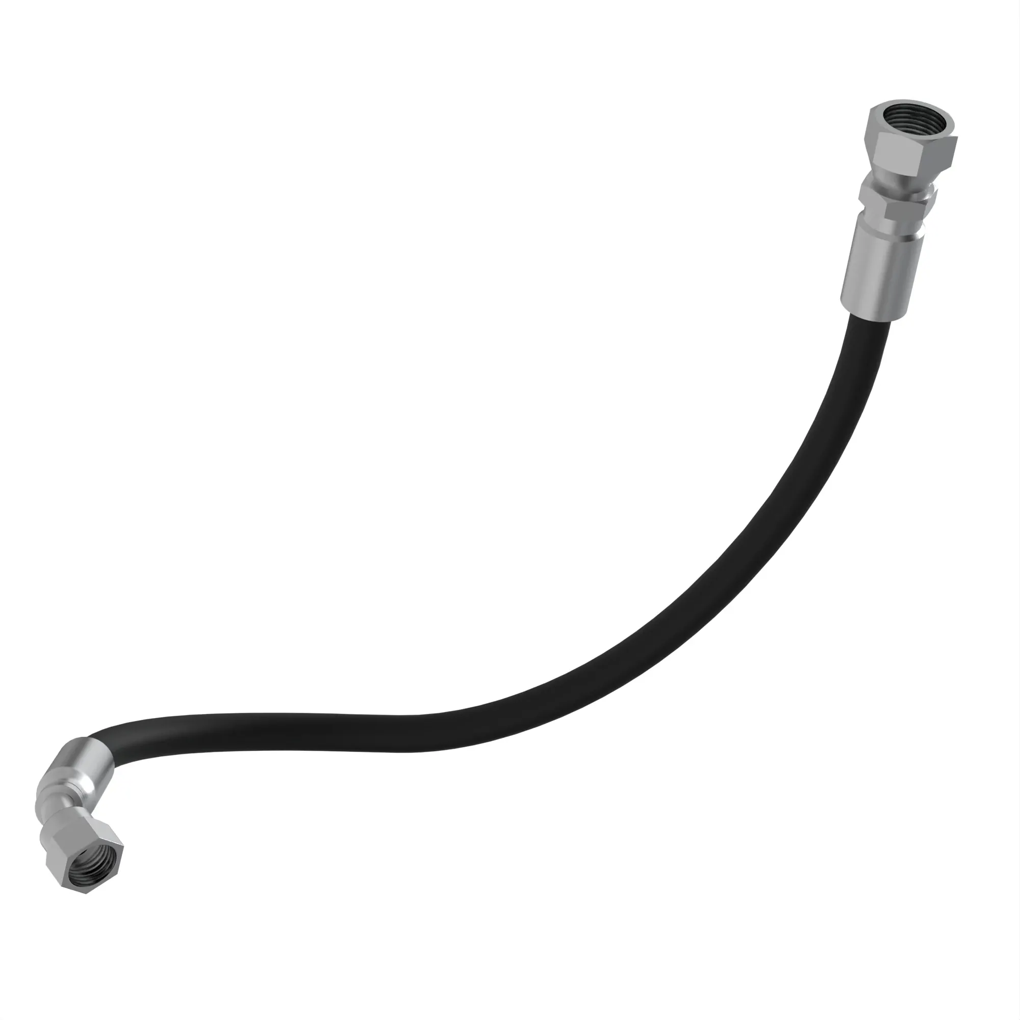 John Deere RH Air Trailer Brake Bleed Hydraulic Hose - RE253492