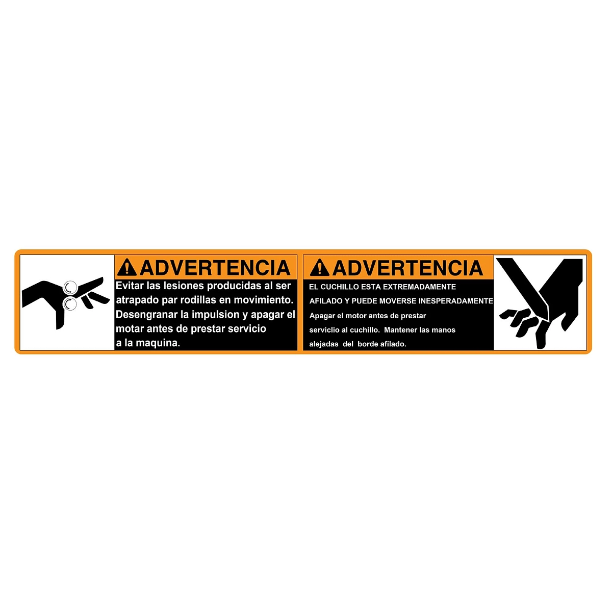 Label (Surface Wrap Knife -Spanish)
