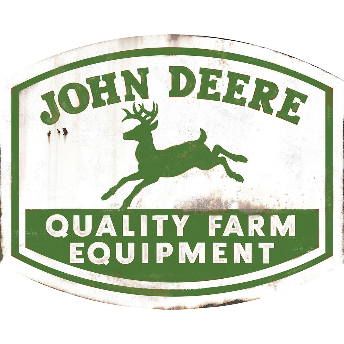 "Die Cut Emblem Tin Sign"