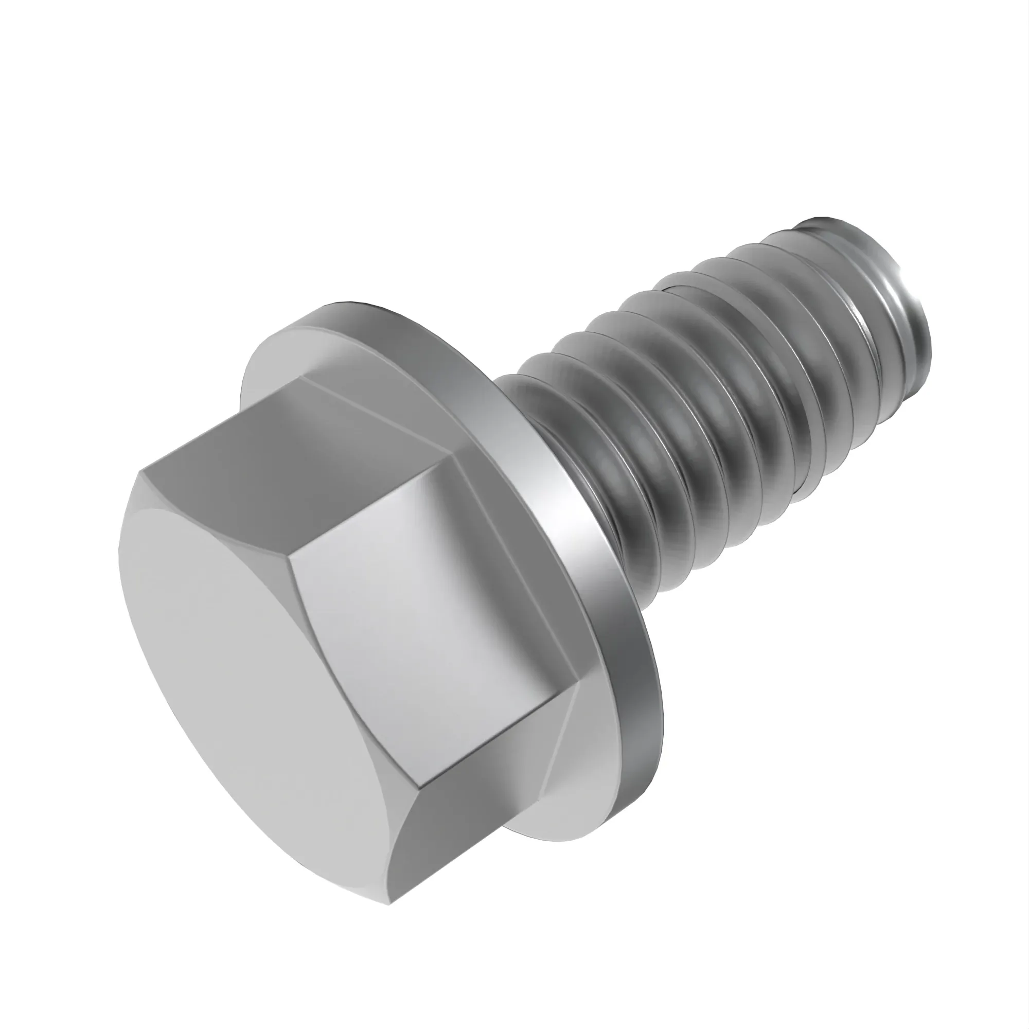 John Deere Hexagonal Flange Head Self-Tapping Screw, 1/4" X 1/2" - 37H51