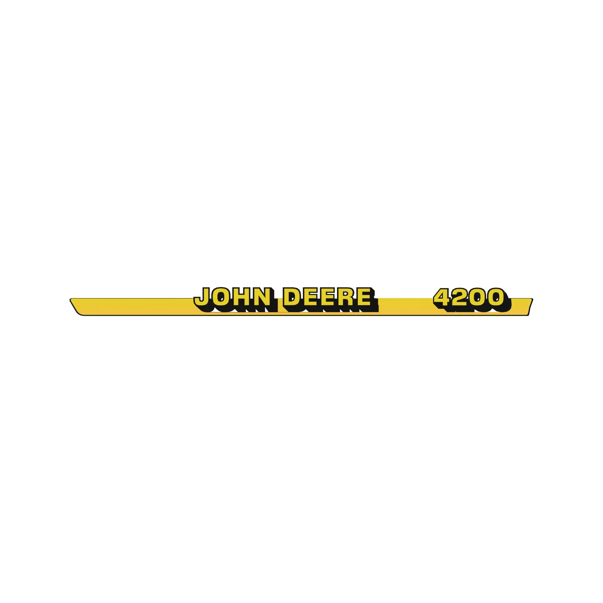 LABEL, '4200' RH SIDE STRIPE