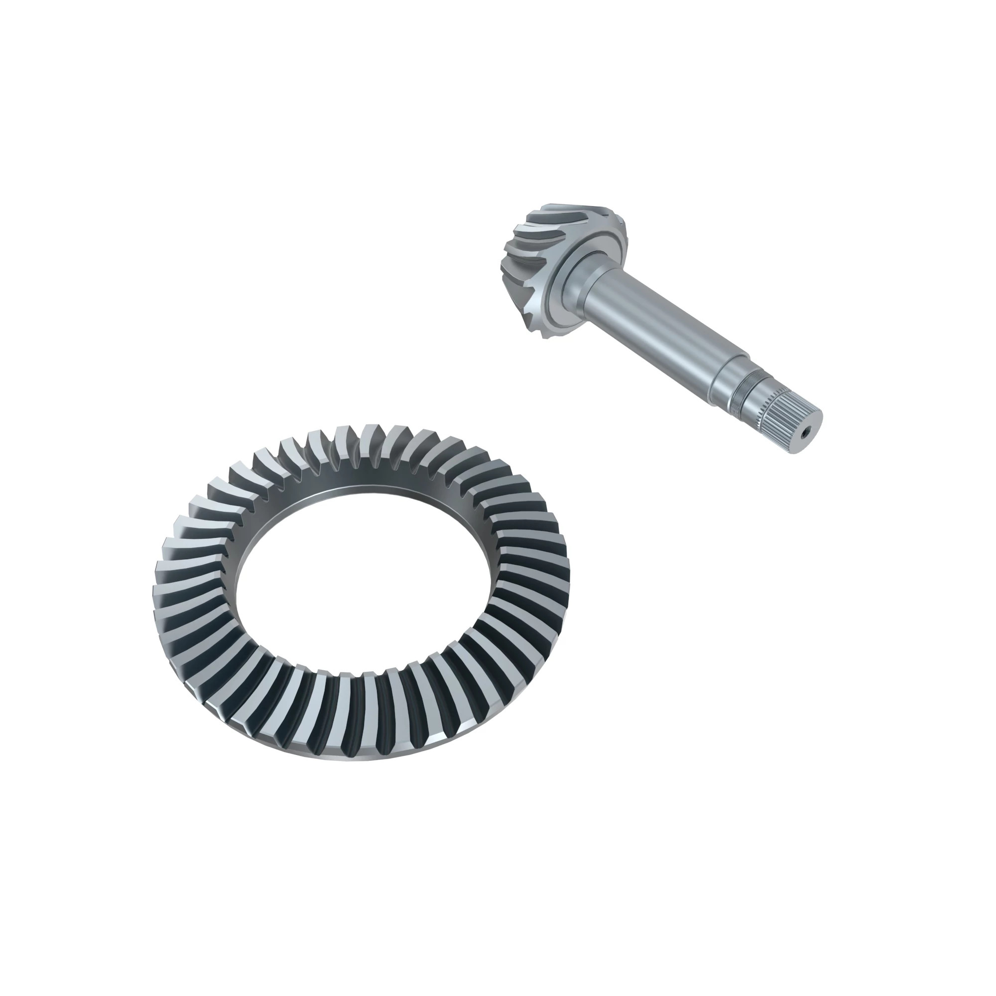 John Deere Differential Spiral Bevel Gear and Pinion with Shaft - RE163174