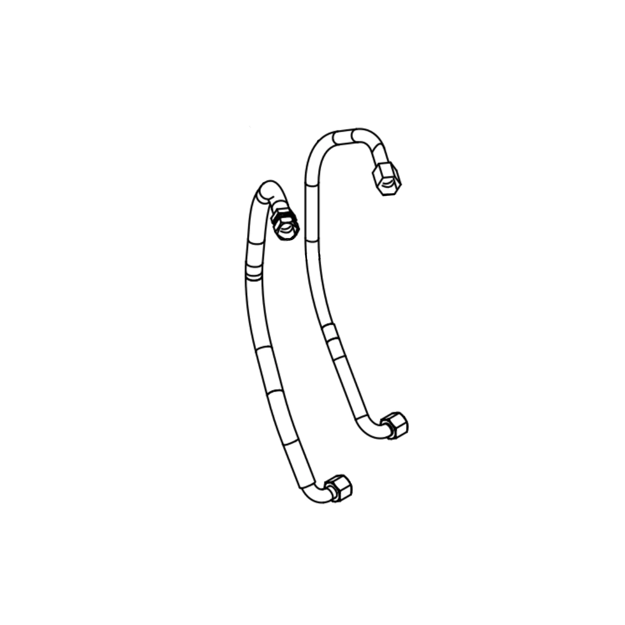 John Deere Engine Lubrication Oil Pipe - MIU804176