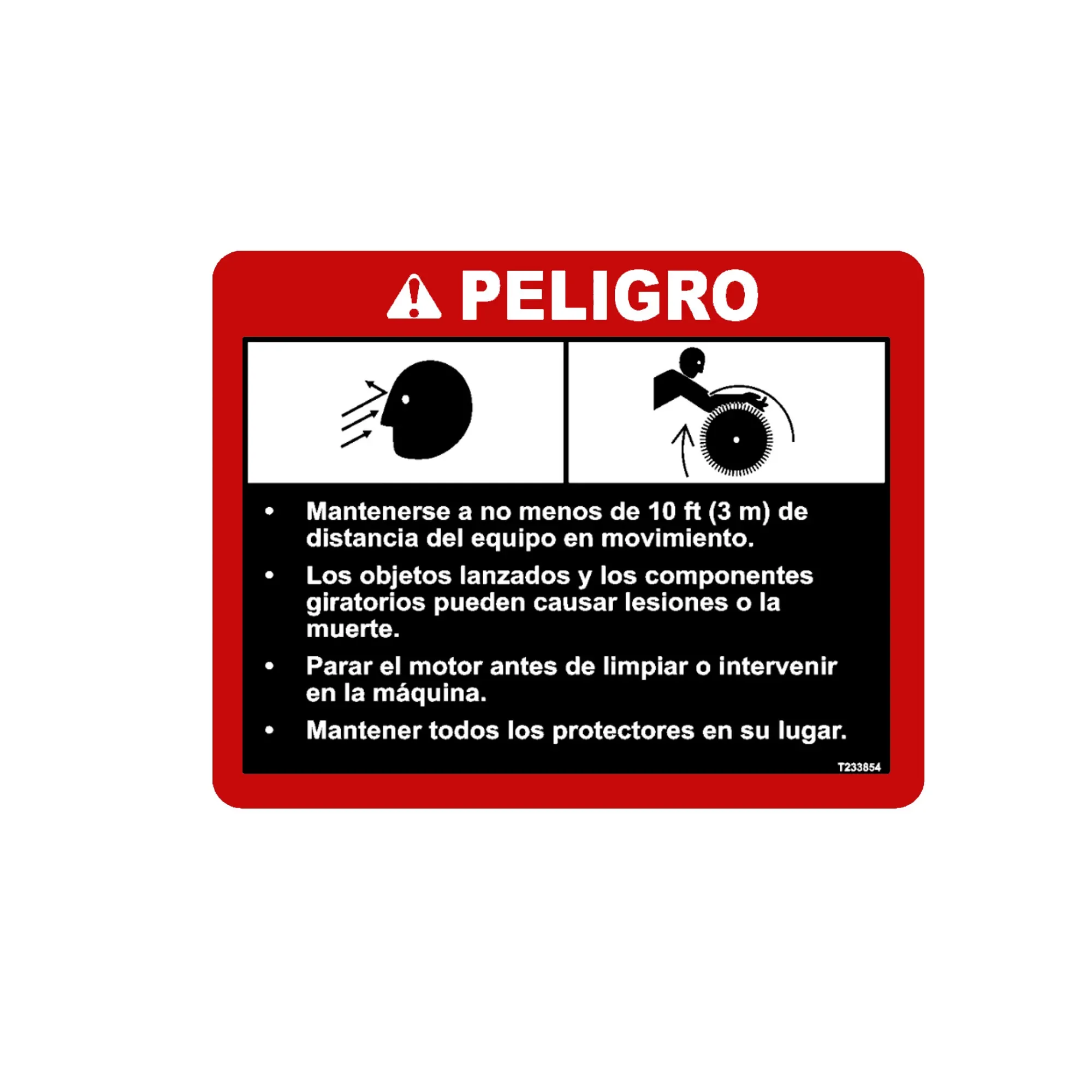 John Deere Safety Sign - T233854