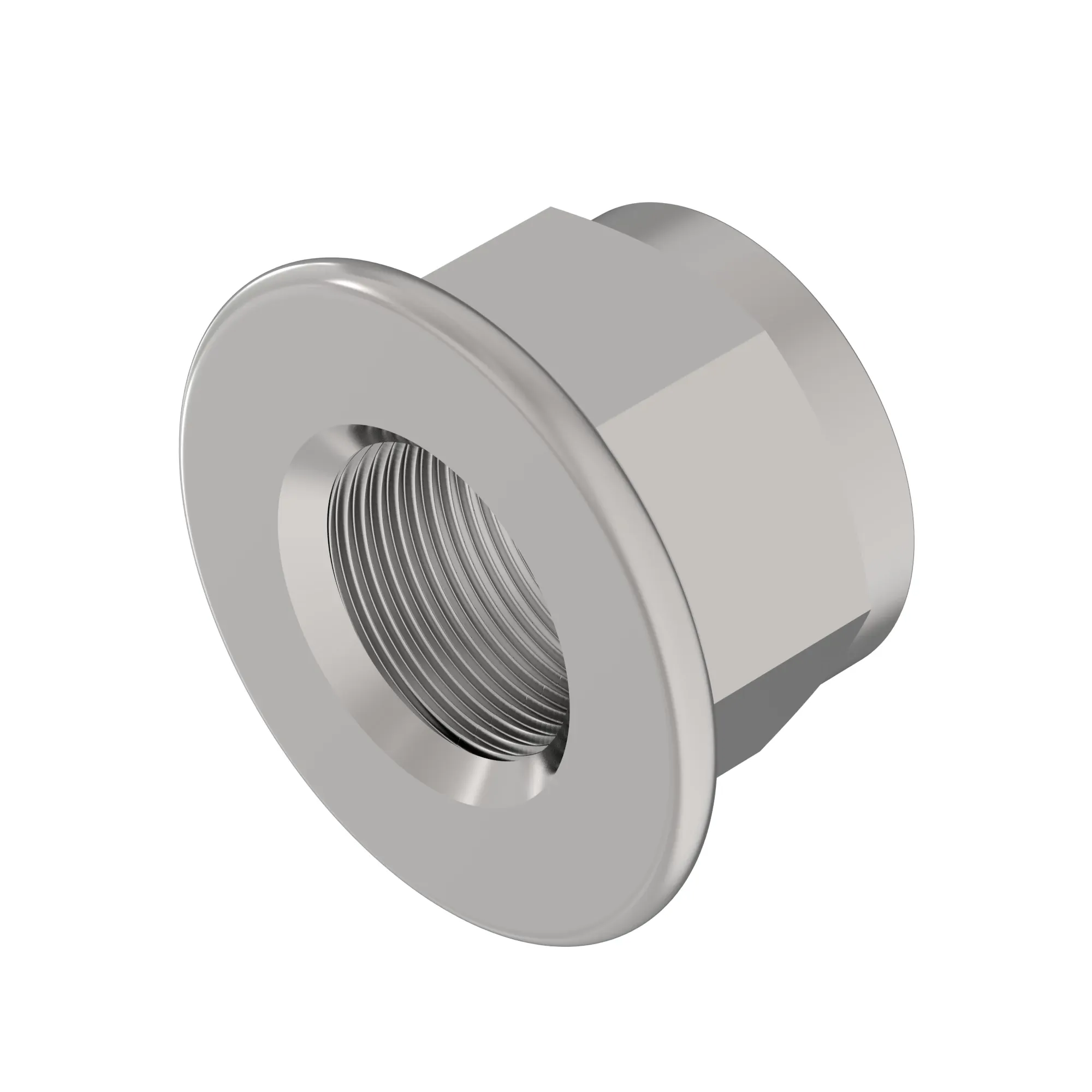 NUT, METRIC, HEX FL, SELF LOCKING
