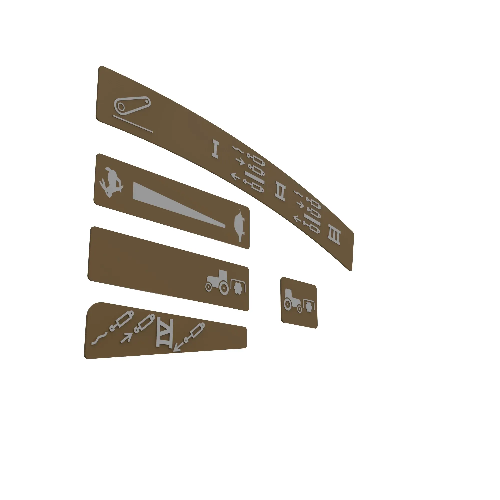 John Deere Armrest Label Kit - RE185298