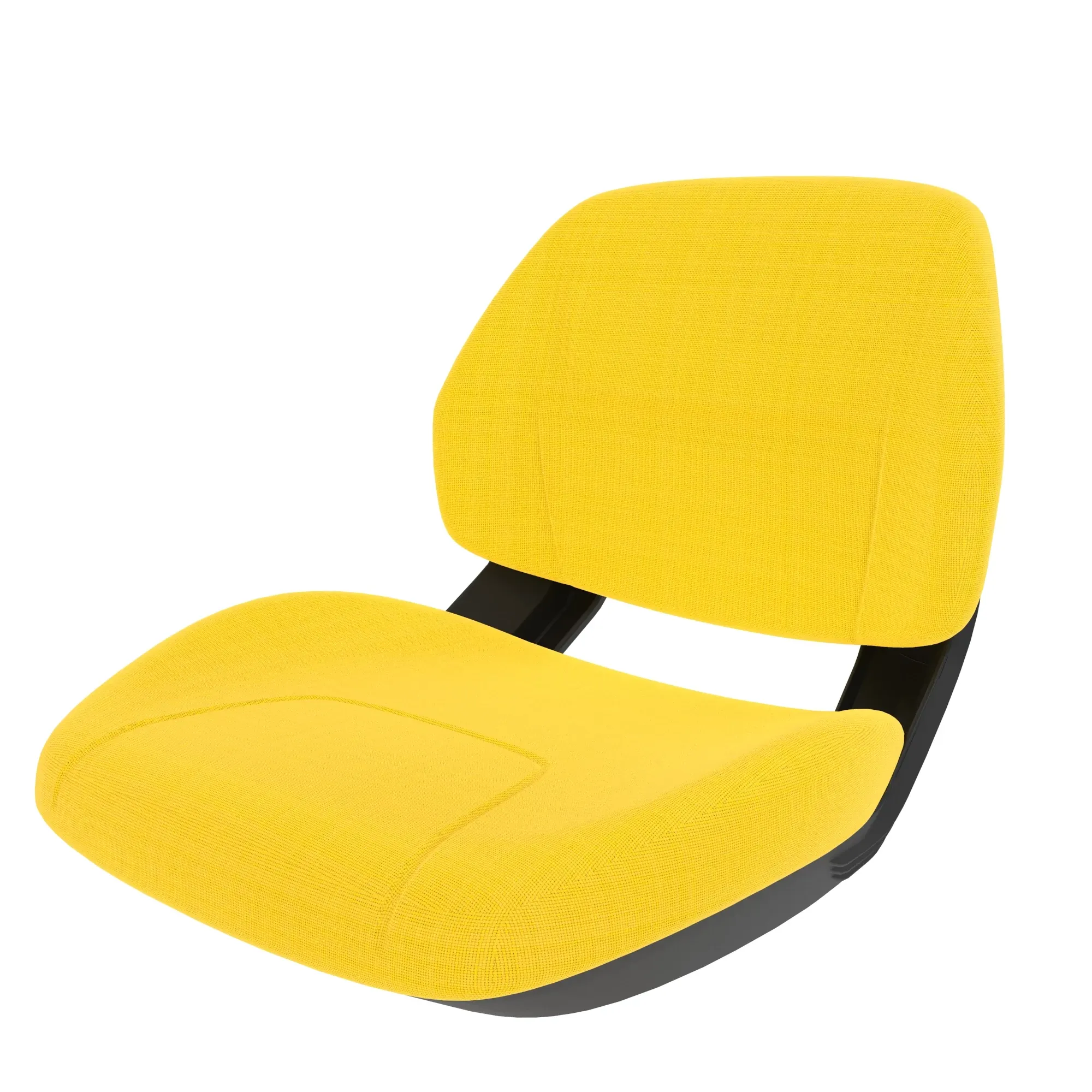 John Deere High Back Yellow Seat - AUC14704