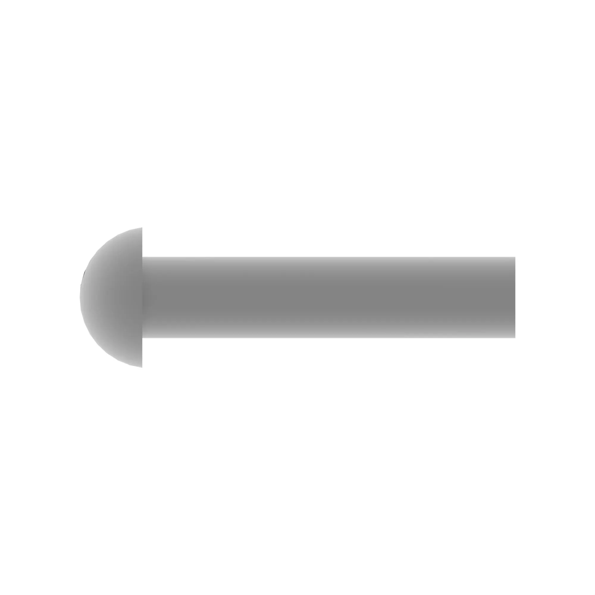 RIVET, SOLID, BUTTON HEAD