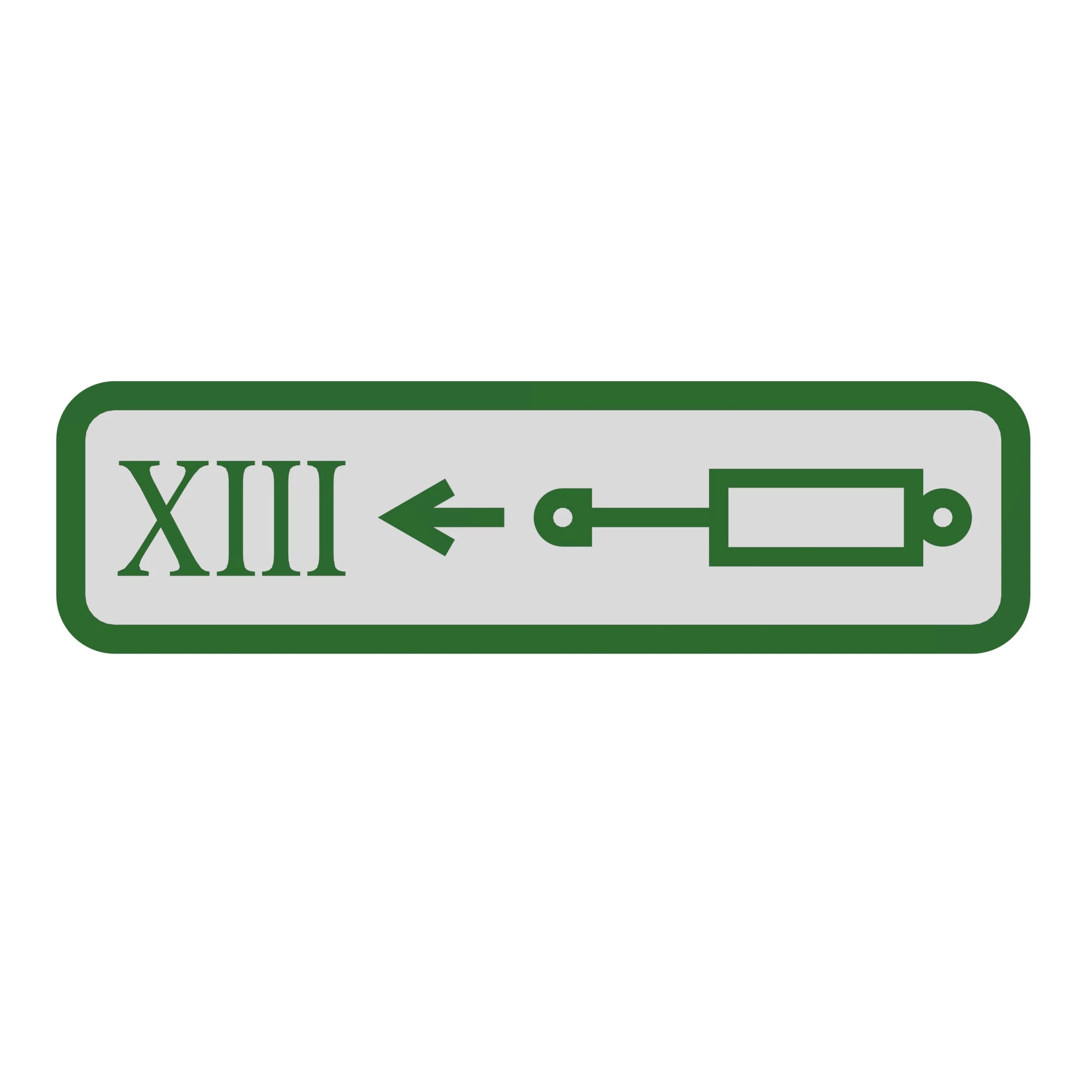 LABEL, LABEL, COUPLER XIII OUTLET,