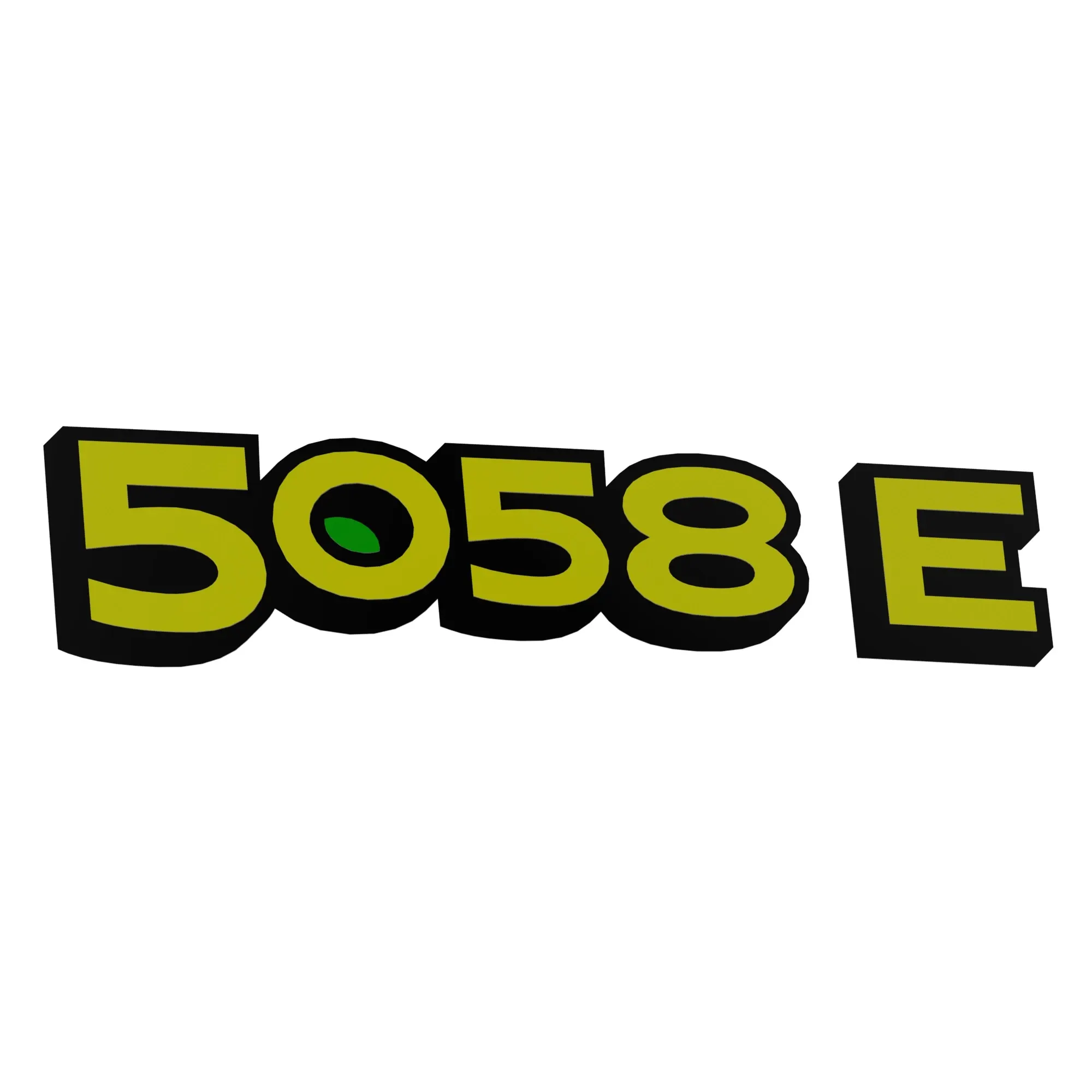 Label, Model Designation 5058 RH