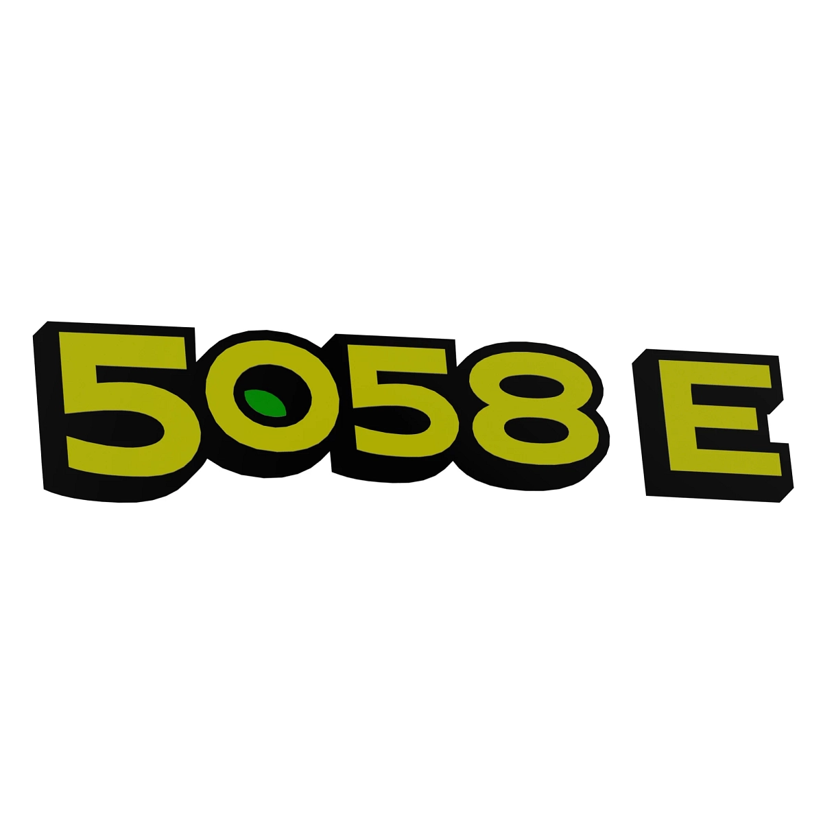 Label, Model Designation 5058 RH