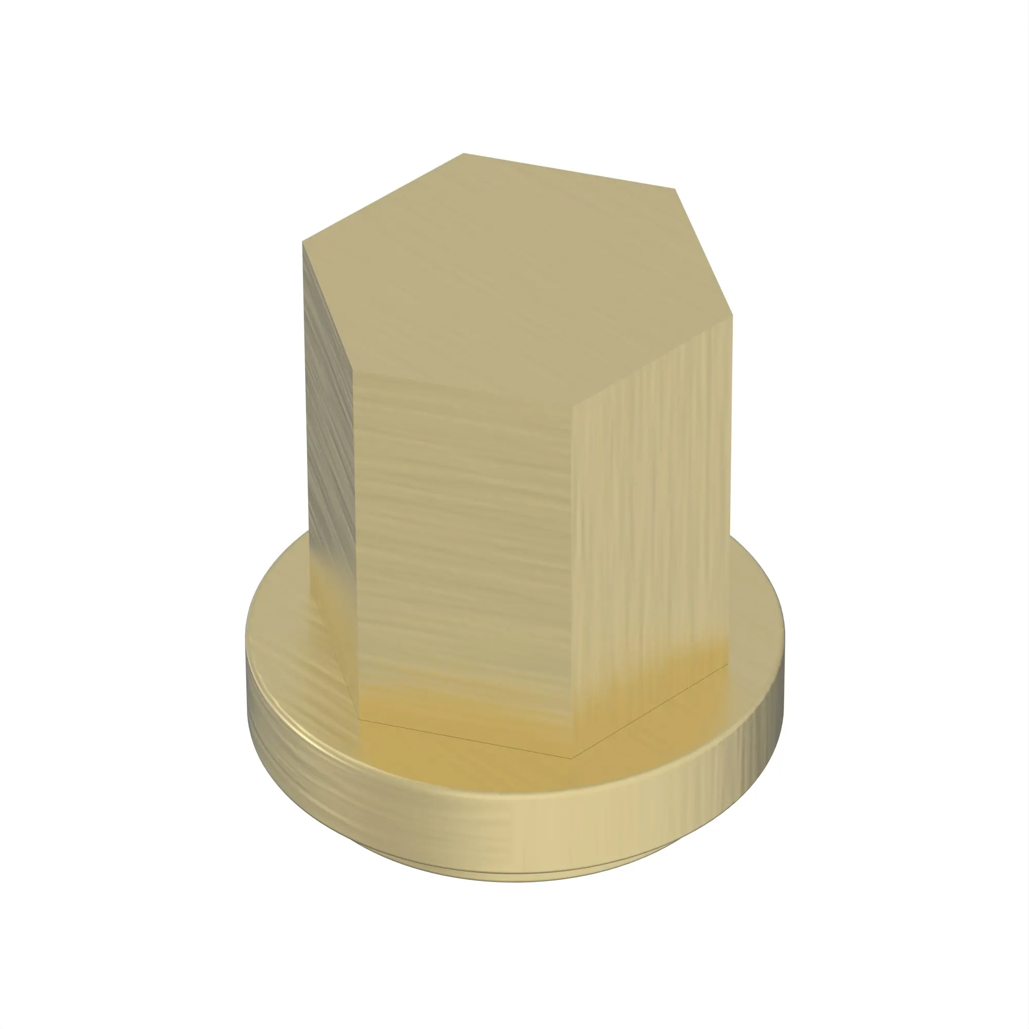 John Deere Hexagonal Nut, 3/8" - KK64407