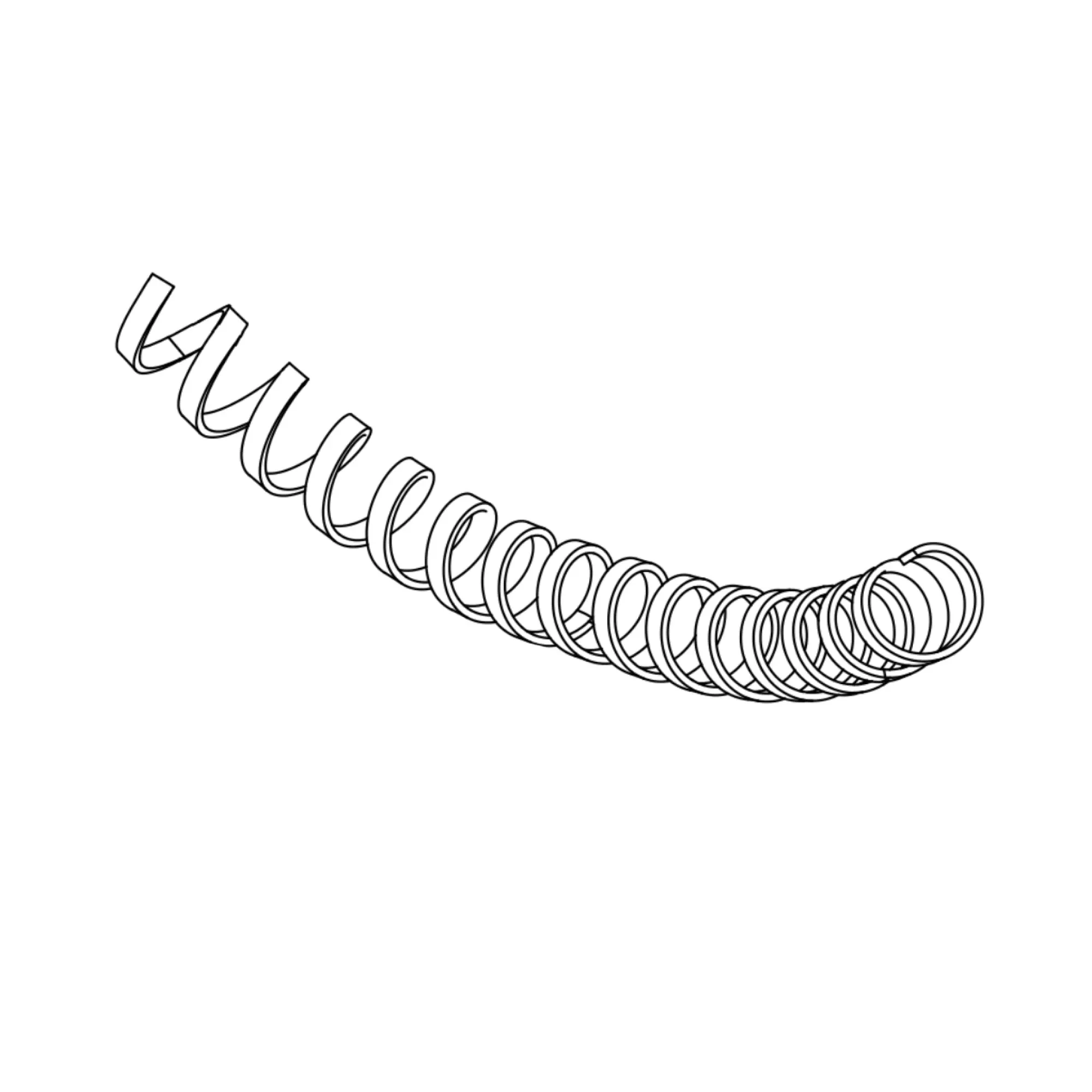 John Deere Hydraulic Mounting Hose Guard - F066179