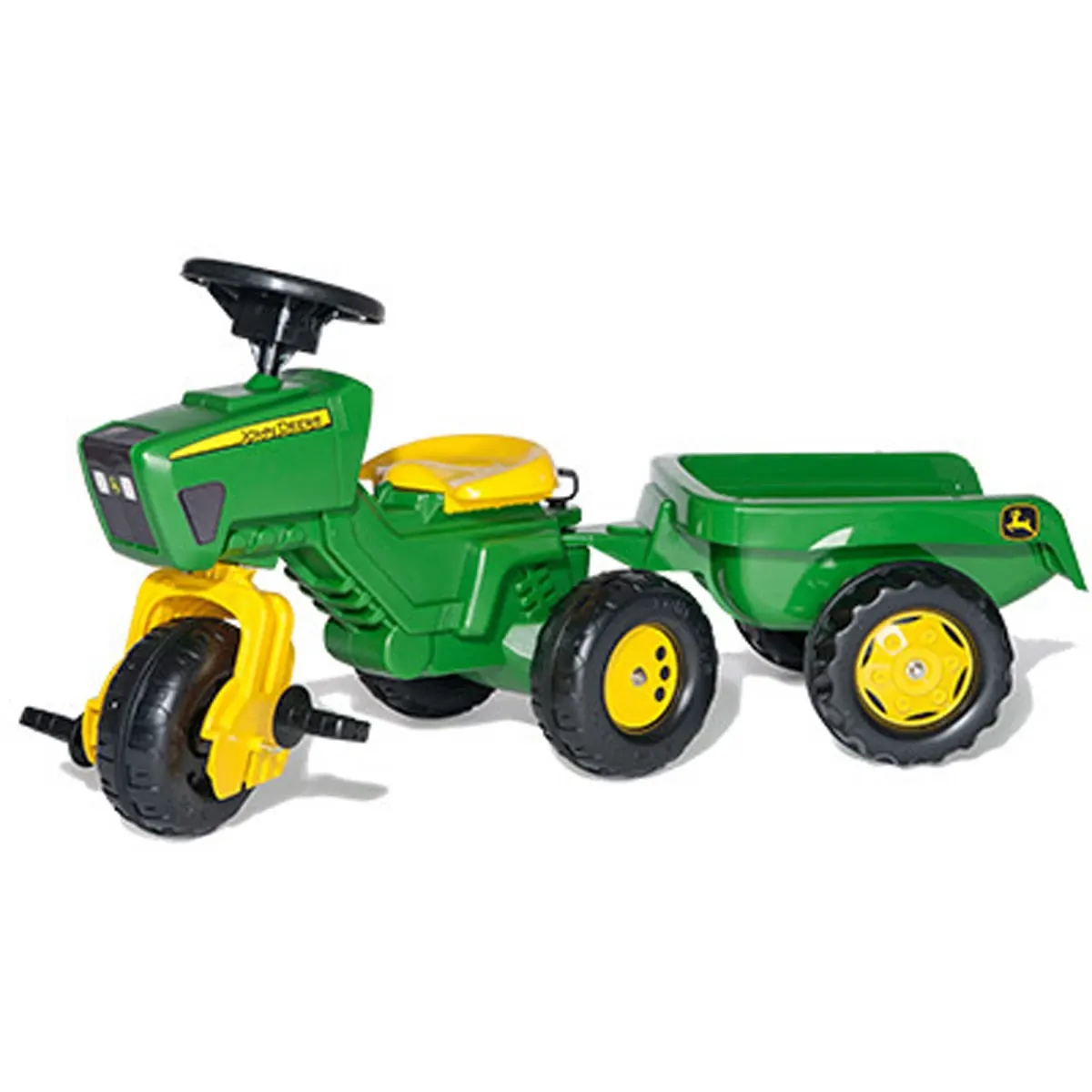 "Threewheel Pedal Tractor With Trailer"