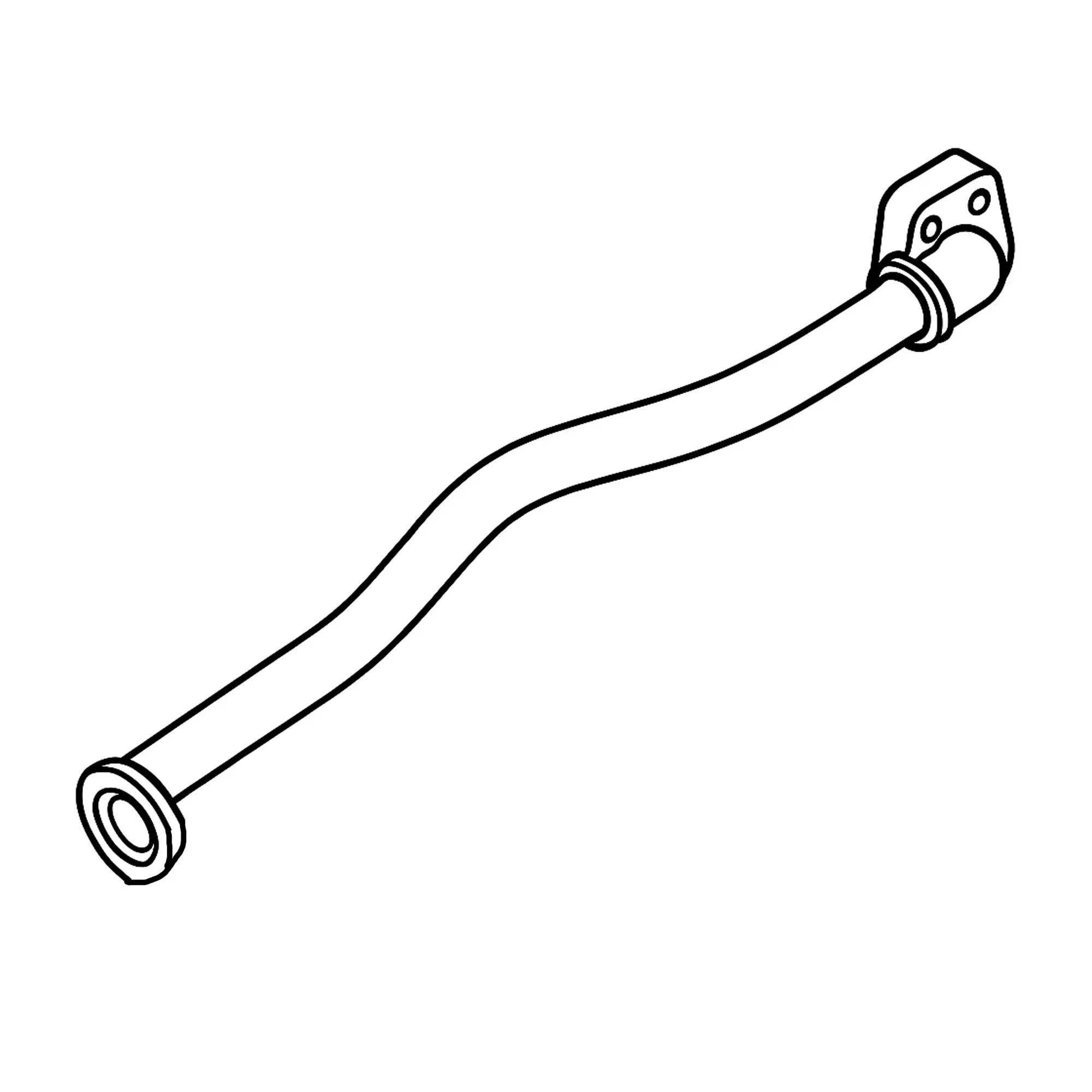 John Deere Blade Lift Cylinder Hydraulic Tube - LW9917960