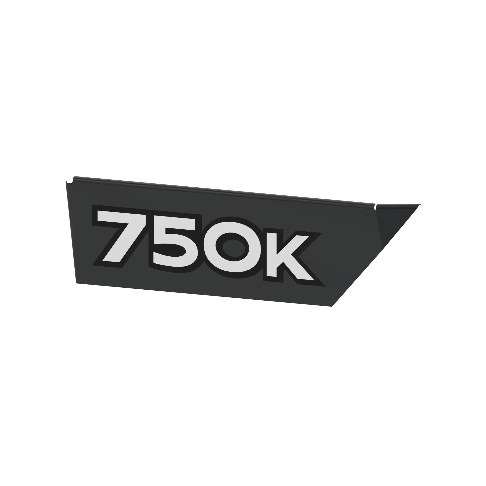 John Deere 750K Model Label - T262536