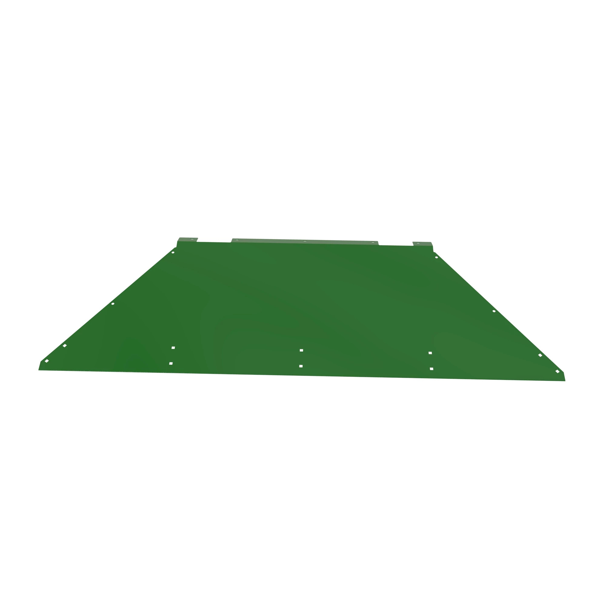 John Deere Spreader Shroud Rear Deflector Sheet - HXE129403